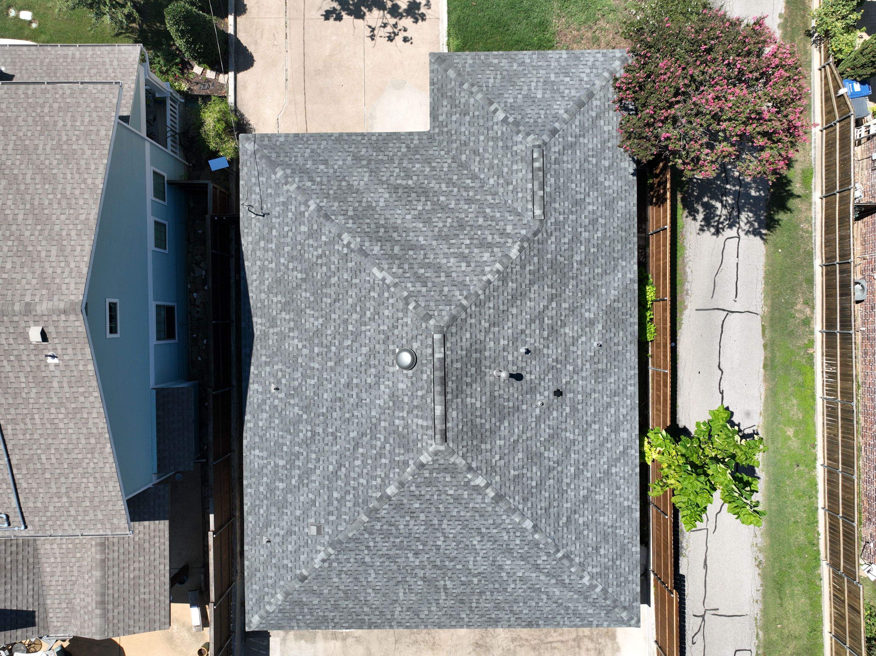 Residential Roofing Installation using IKO Cambridge Charcoal Gray by OneSource Roofing and Restoration