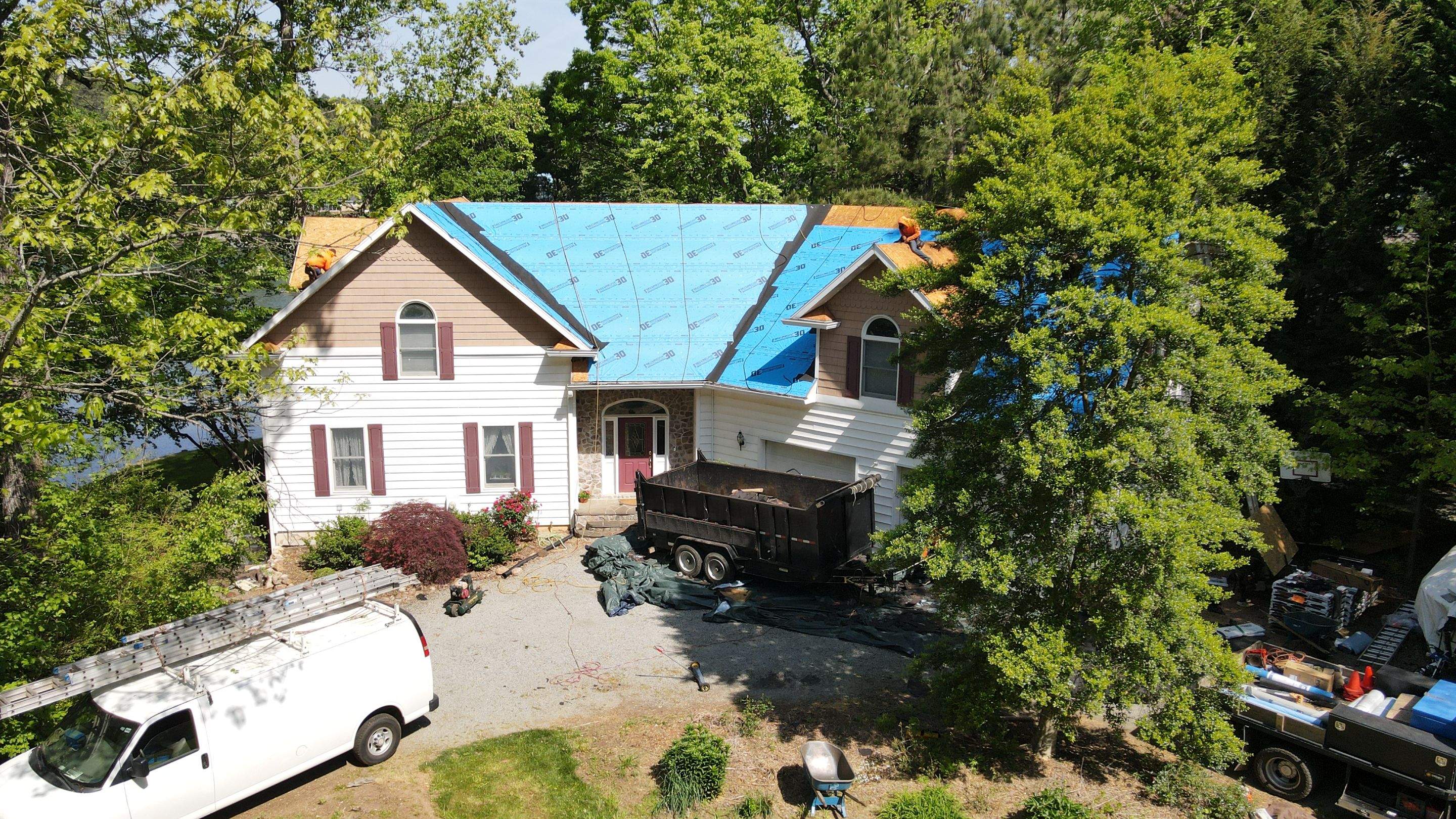 Residential Roofing Installation using  TAMKO Titan XT Rustic Redwood by RISE Roofing & Restoration, LLC