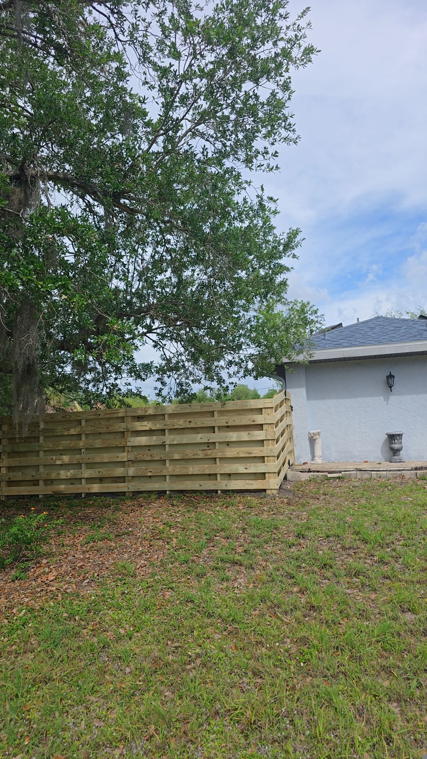Horizontal Shadowbox Fence in Port Charlotte by True Fence LLC