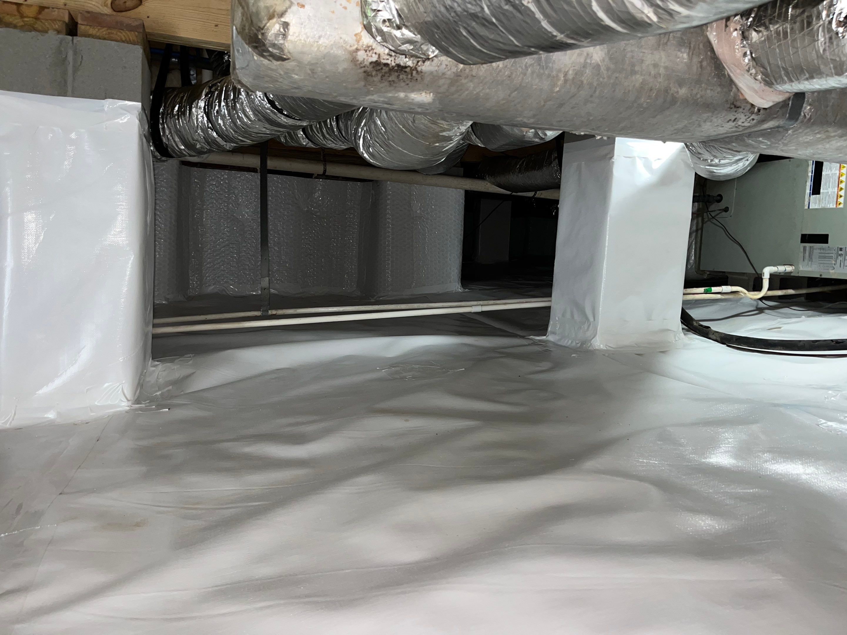 Impact Choice Encapsulation with French Drain, Mold Removal, and Crawlspace Door by Impact Crawlspace