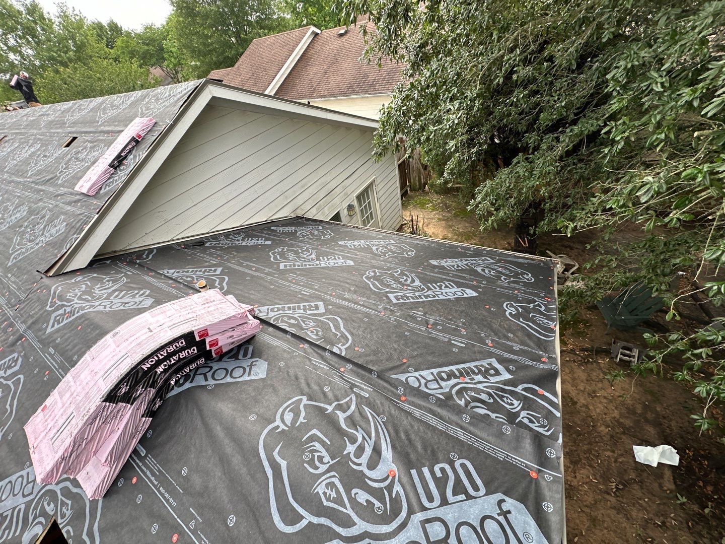Residential Roofing Installation using Owen's Corning Duration (Lifetime) Shingles by Roof Repair Company