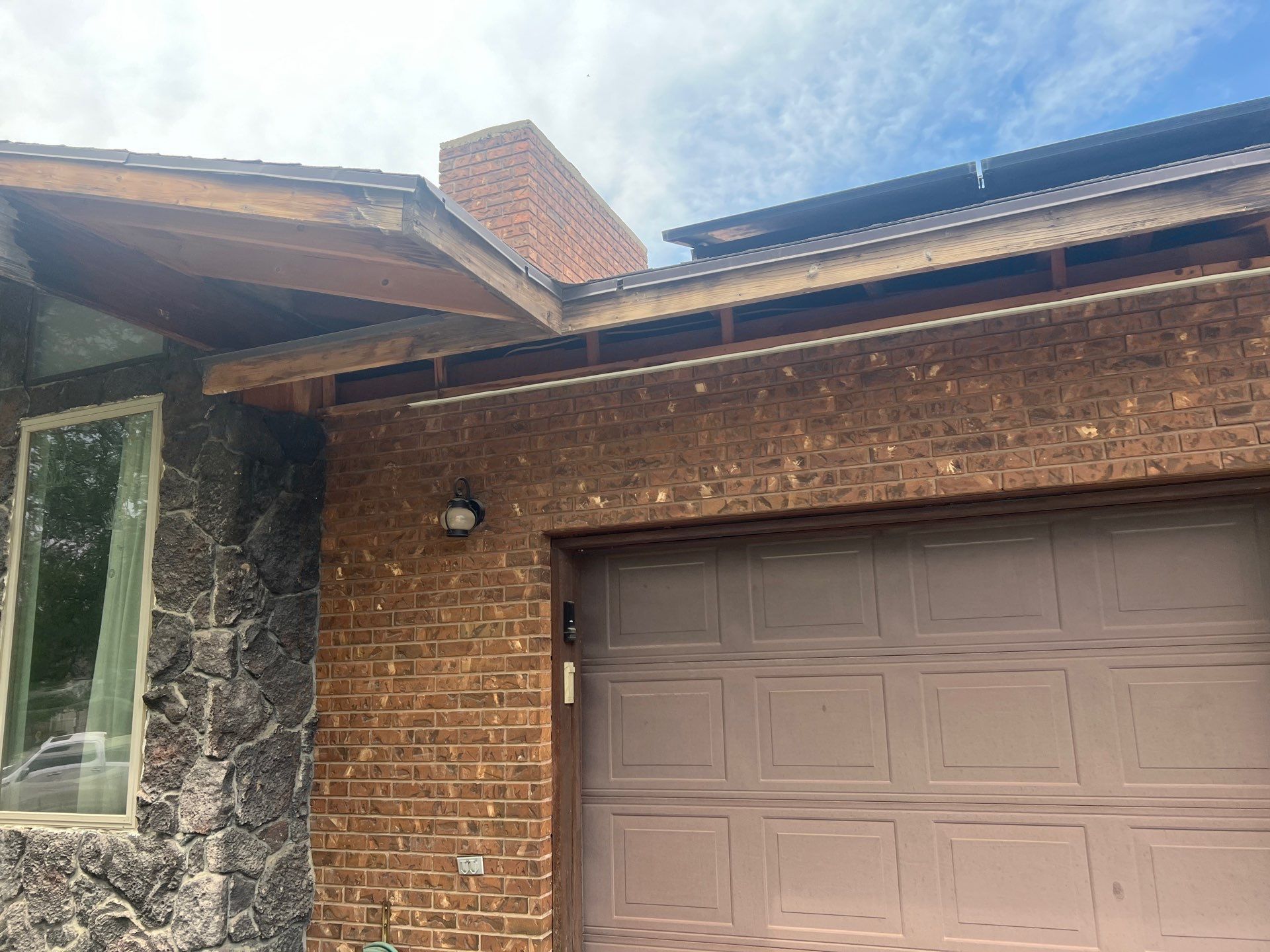 Project in South Weber by Emerald Gotcha Gutters 