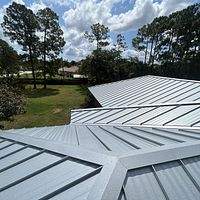 24ga 1.5" Mechanical Seam Mill Finish by Total Roofing System The Metal Roof Experts