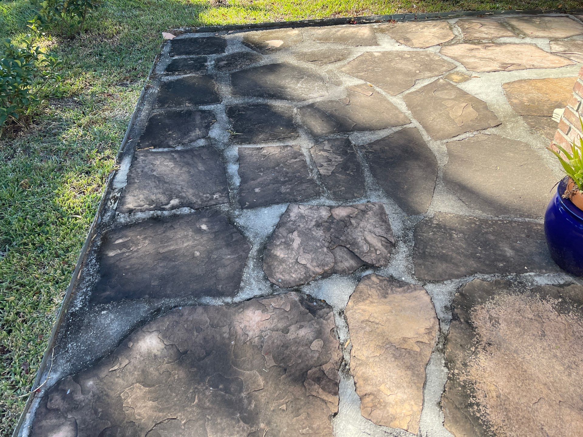 Stone Patio using TopSeal by DuraSeal