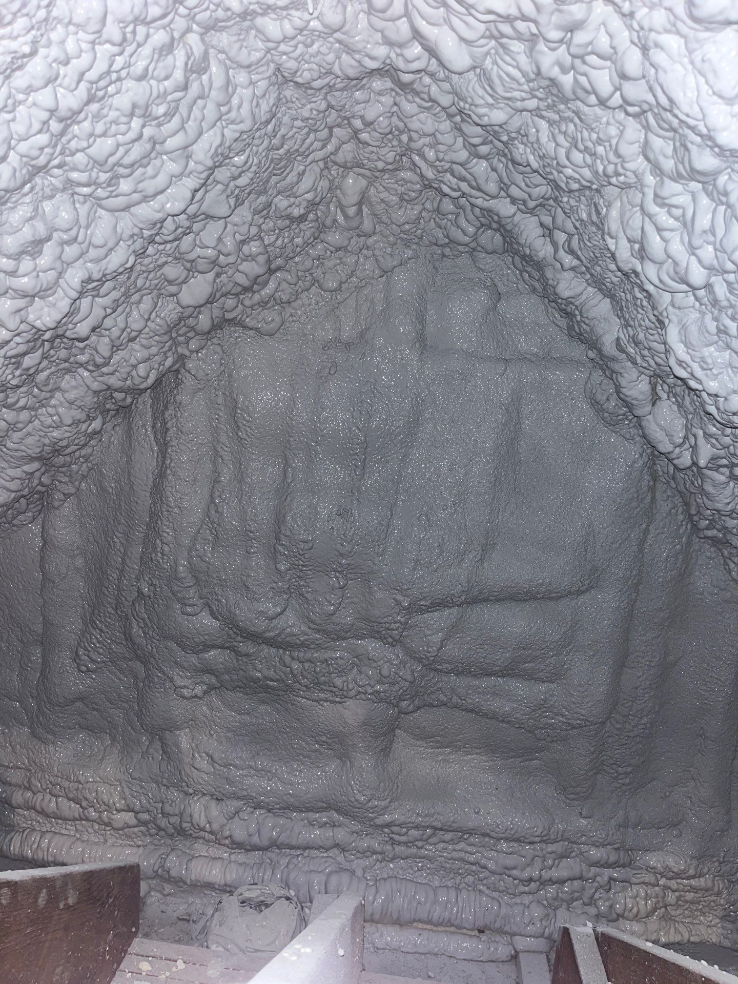 Attic Retrofit using open cell spray foam by NYS Foam & Energy