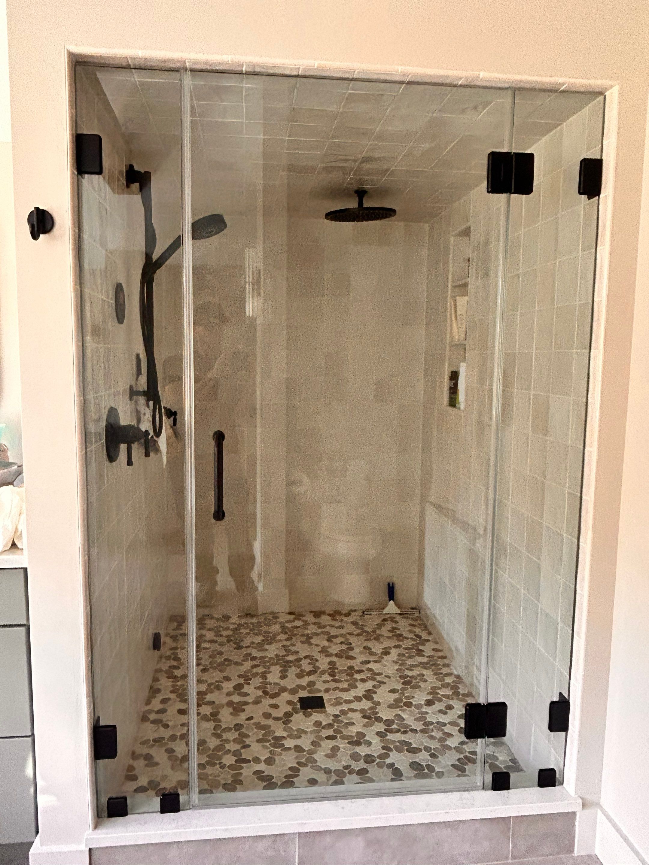 Frameless Shower Enclsoure by Cheshire Glass Company