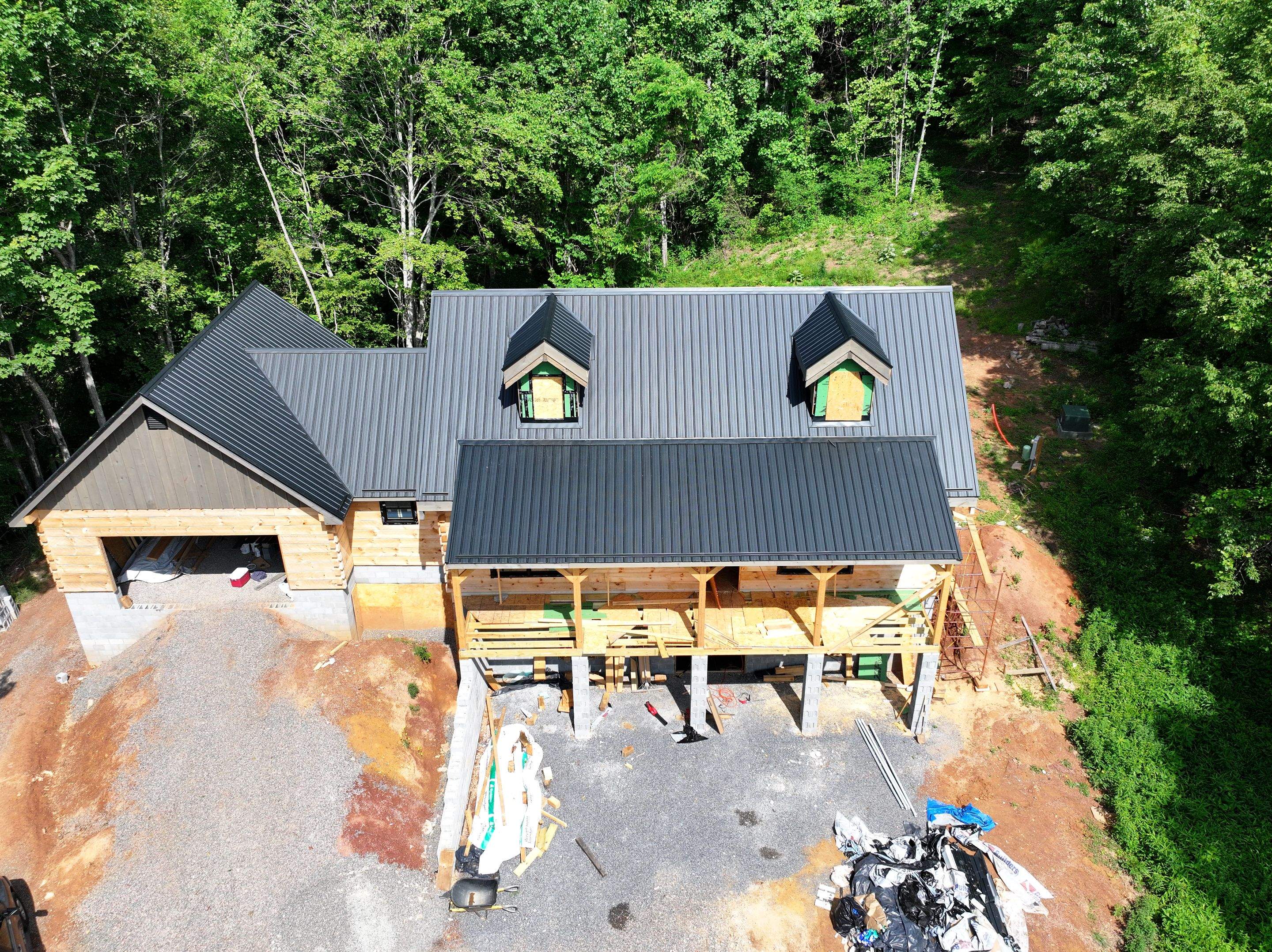 Textured Black AG Panel by Omnia Roofing