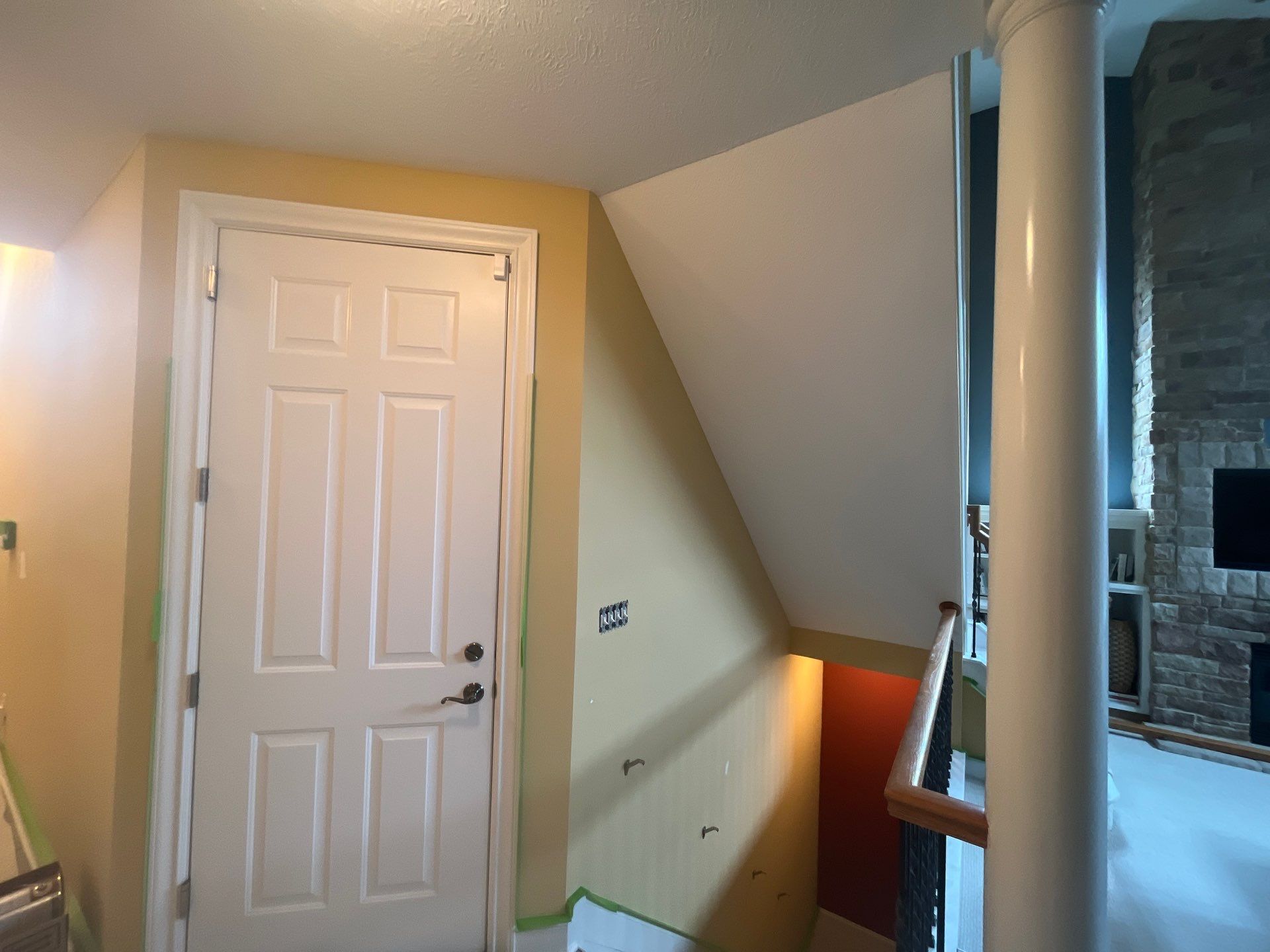 Orange Town Home by Best Buy Painting 