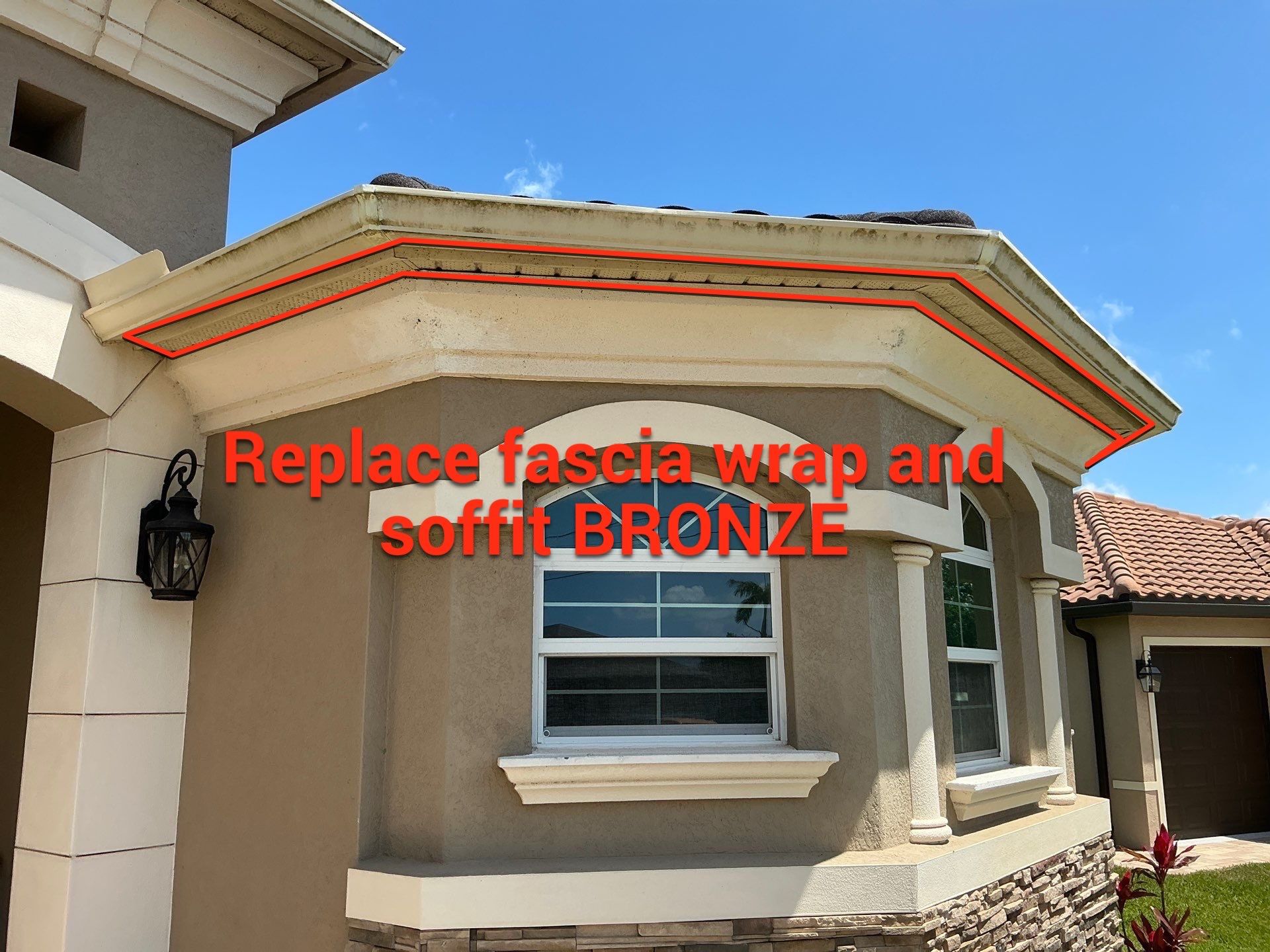 Replace Bronze Soffit and Fascia in Port Charlotte FL by Gutter Professors