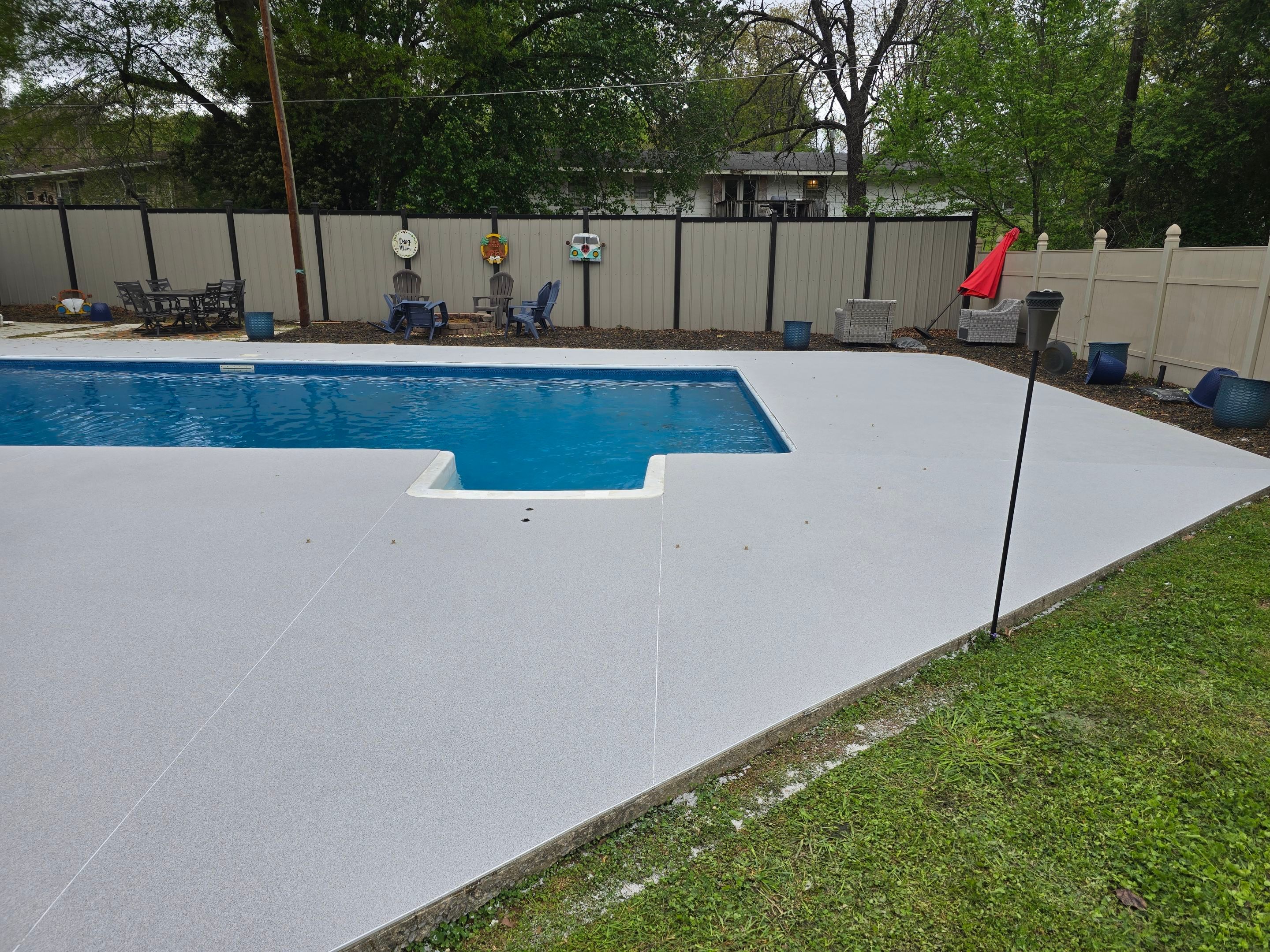 Pool Deck using Solstice by Elite Floor Solutions
