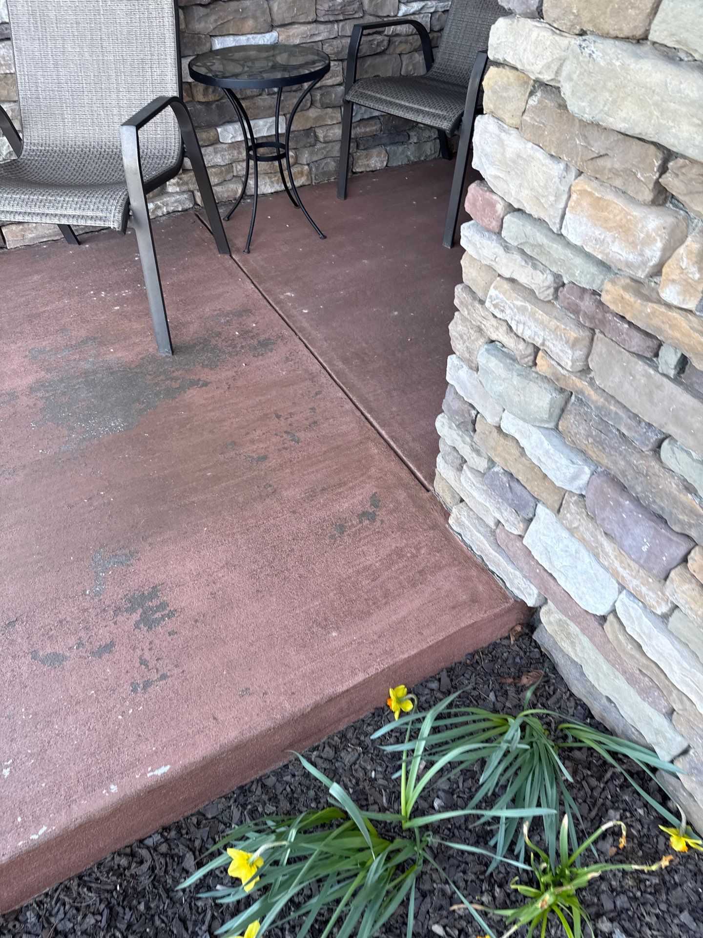 Porch + Walkway + Garage Project in Renfrew by Floors in a Day, Inc