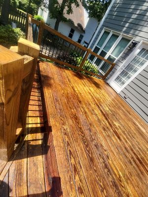 Wood Deck using Wood Sealant