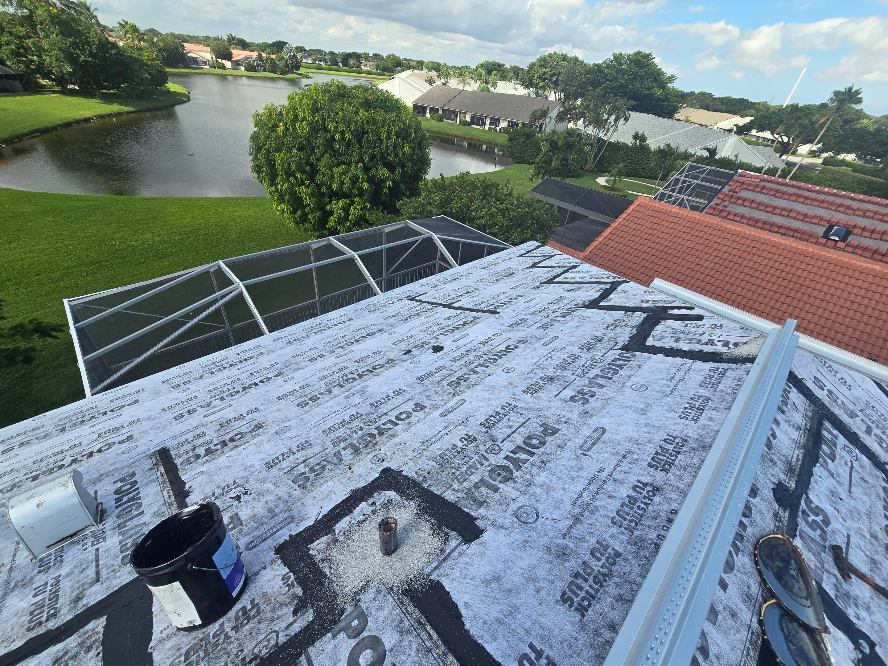 Tile Reroof in Boca Raton by Roofing Recovery