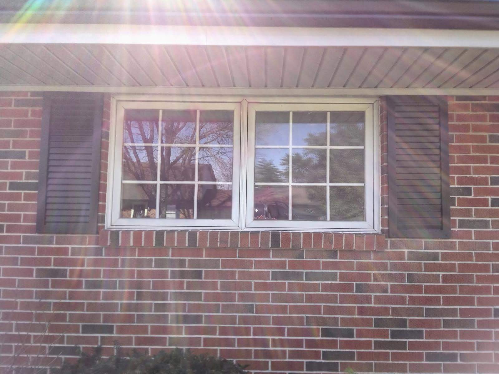 Exterior Metal Shutter Repainting - Fenton, MO by Legendary Services Company LLC.