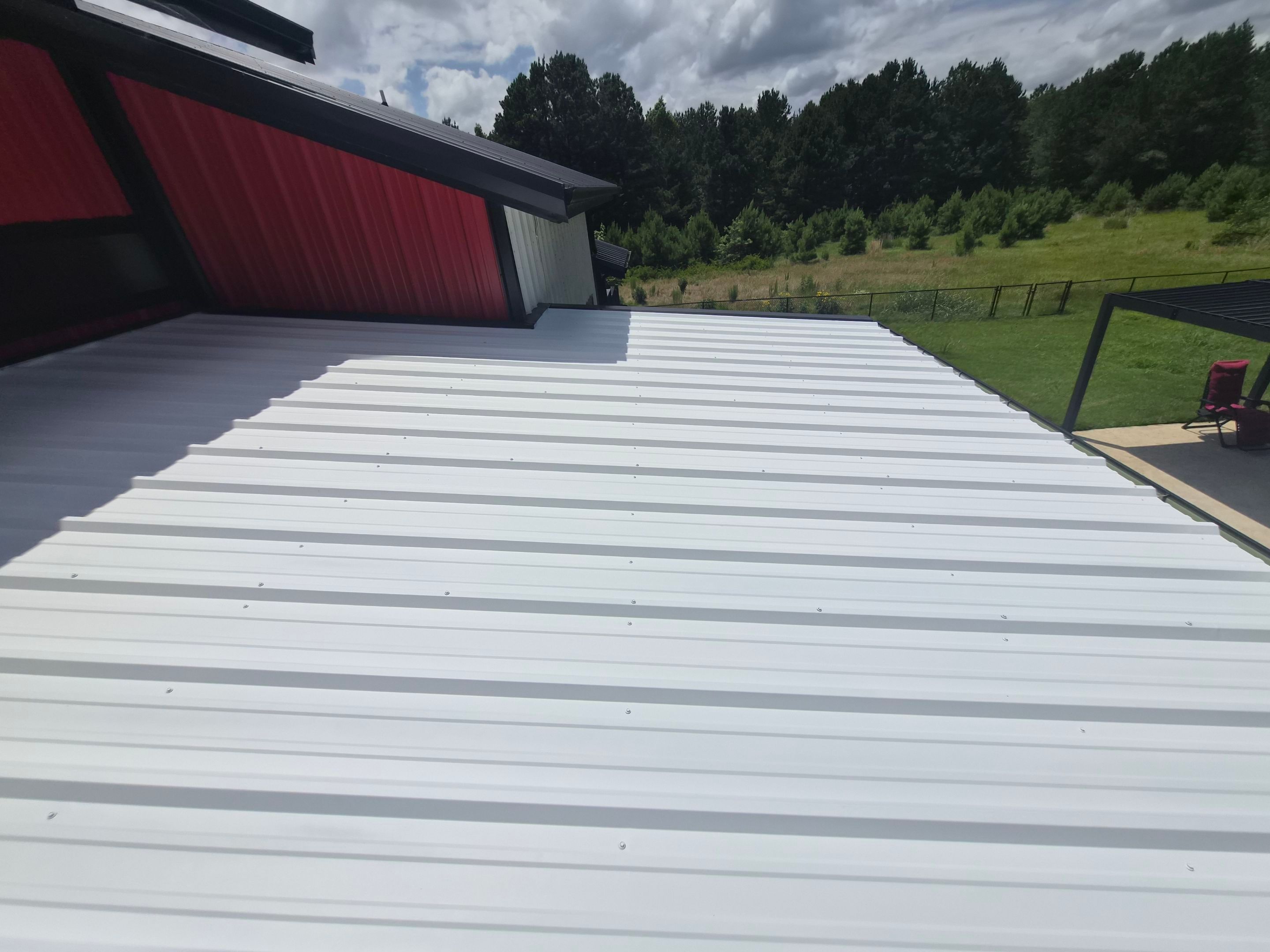 A Fresh Sunroom Roof in Flint, TX! by Quality Coats Painting