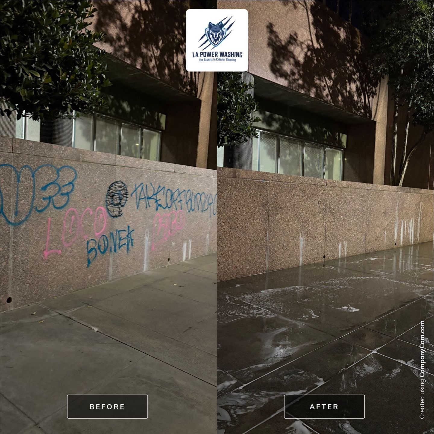 Graffiti Removal by La Power Washing Inc