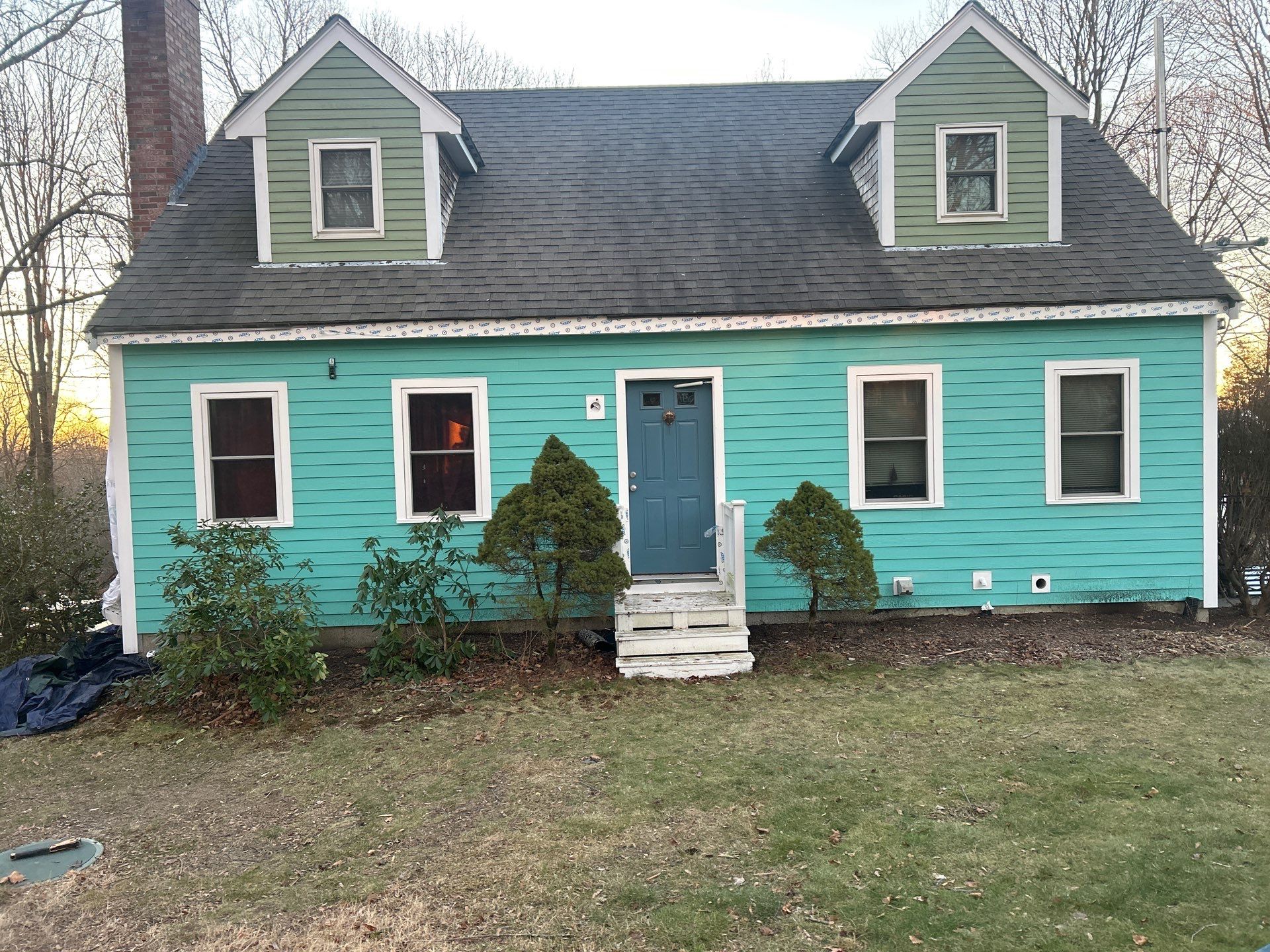 James Hardie siding in Dream Collection color - Dighton, MA by UBrothers Construction