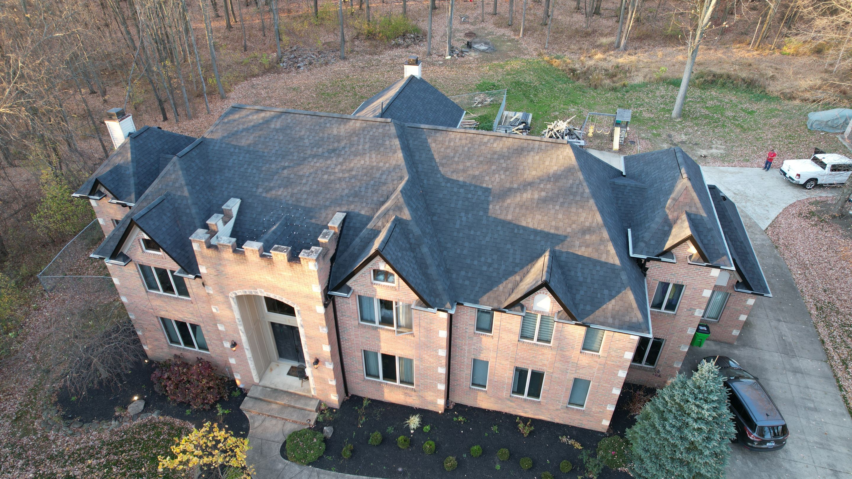 Atlas Pinnacle, Color, Black Shadow, Drip Edge, Color, Black by Eagle Eye Roofing
