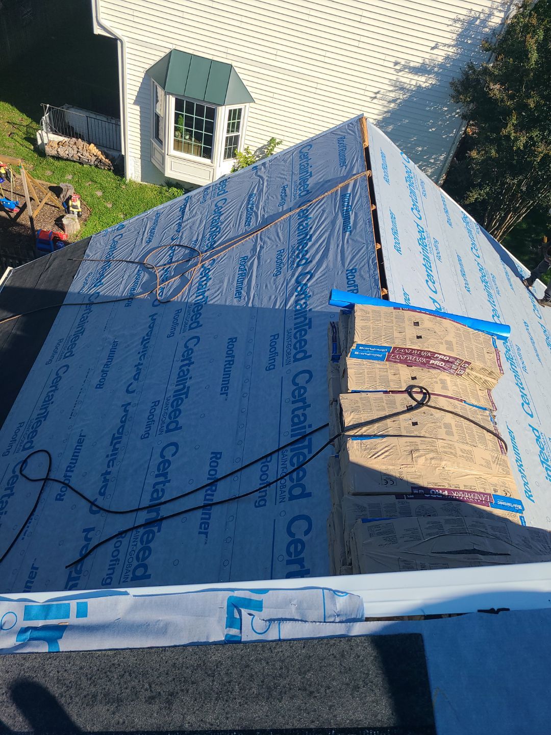 Centreville: Residential Roof Replacement with CertainTeed Landmark Pro Designer Shingles in Max Def Charcoal Black by RM Banning, Inc.