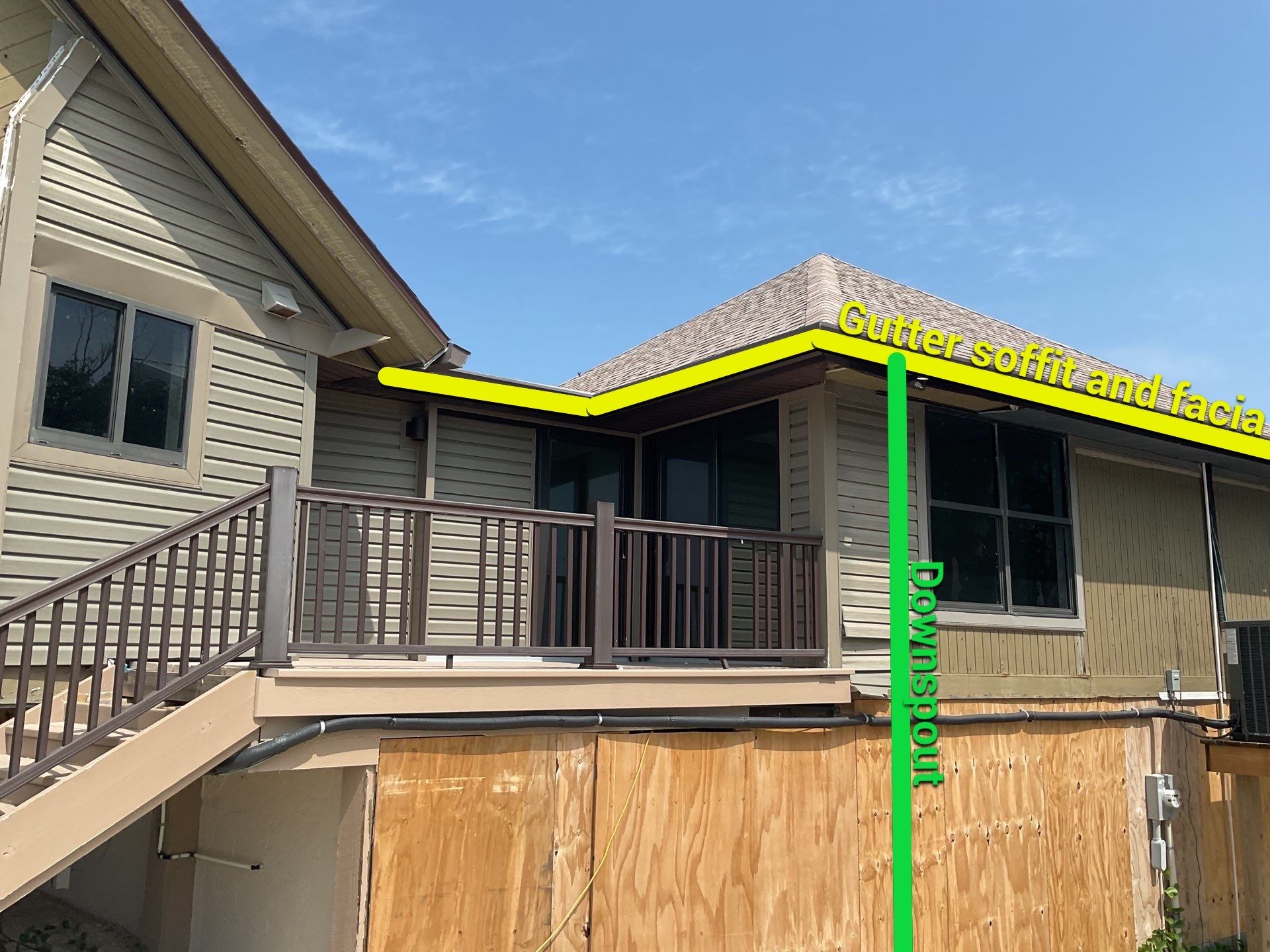 Commercial Gutter Installation in Sanibel FL by Gutter Professors