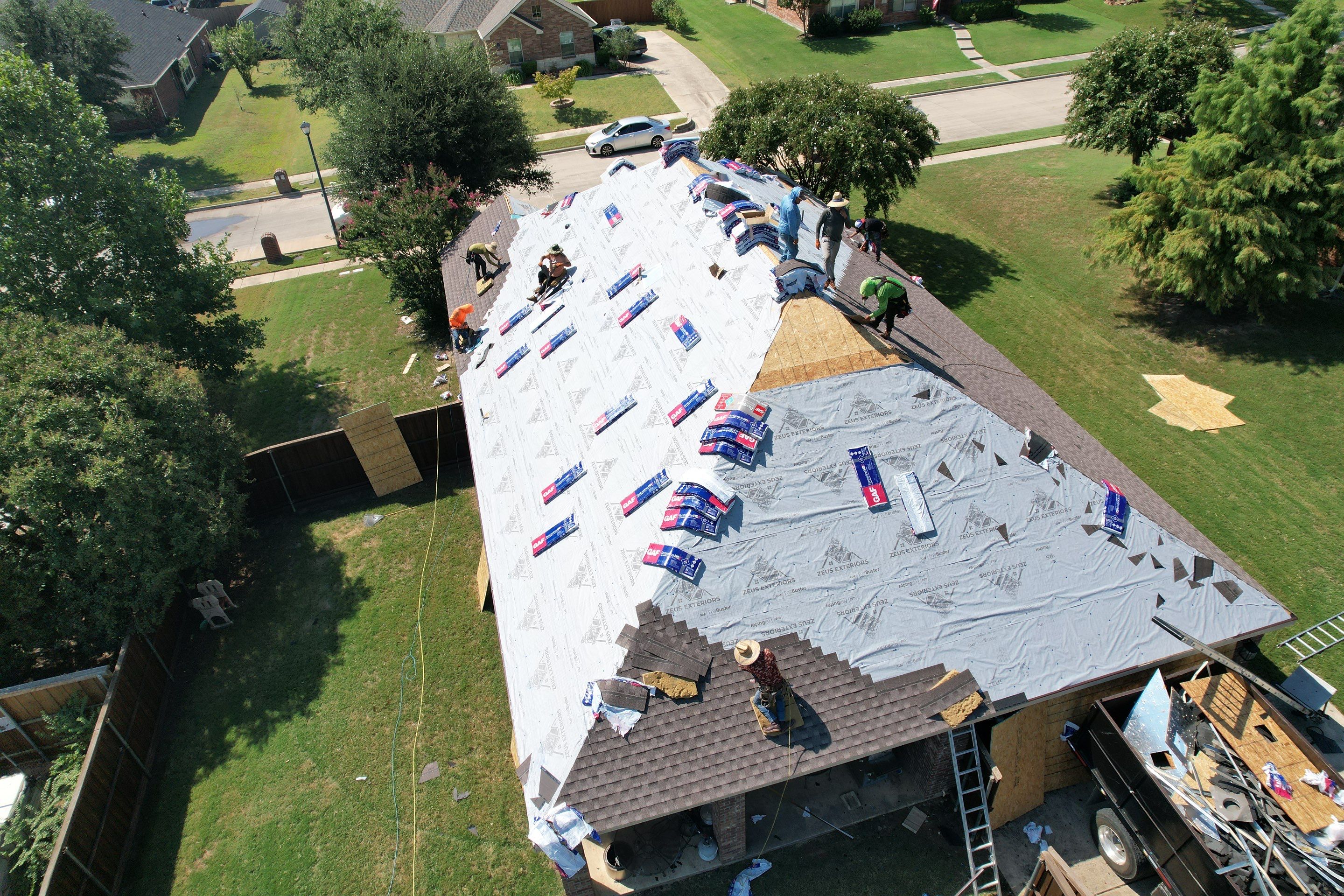 Project in Wylie by Zeus Exteriors