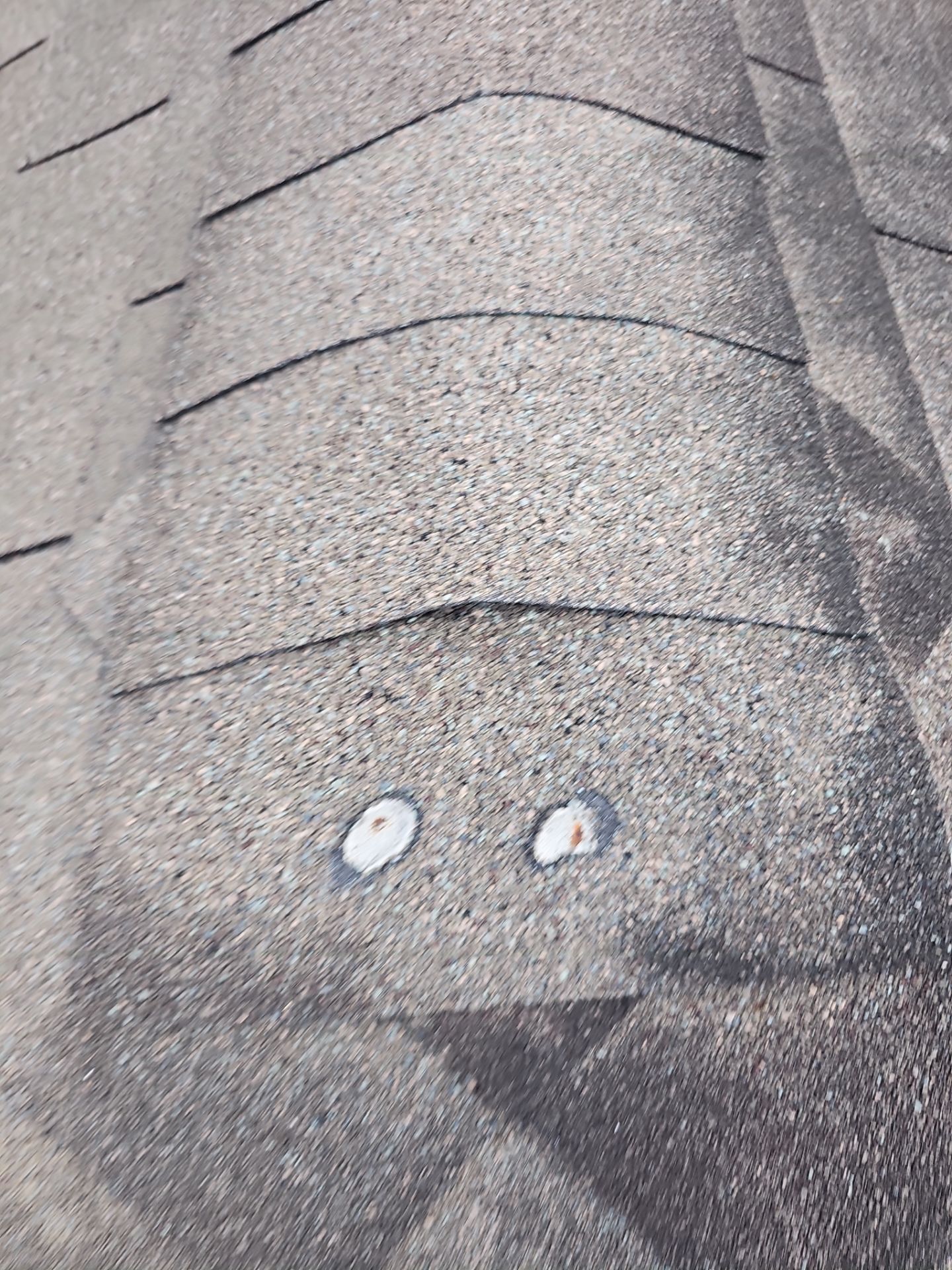 Hail Damage using Owen's Corning Duration (Lifetime) Shingles by Roof Repair Company
