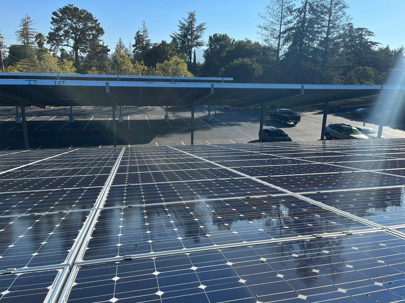 Los Alots Commercial Solar Panel Cleaning by All One Solar Shine