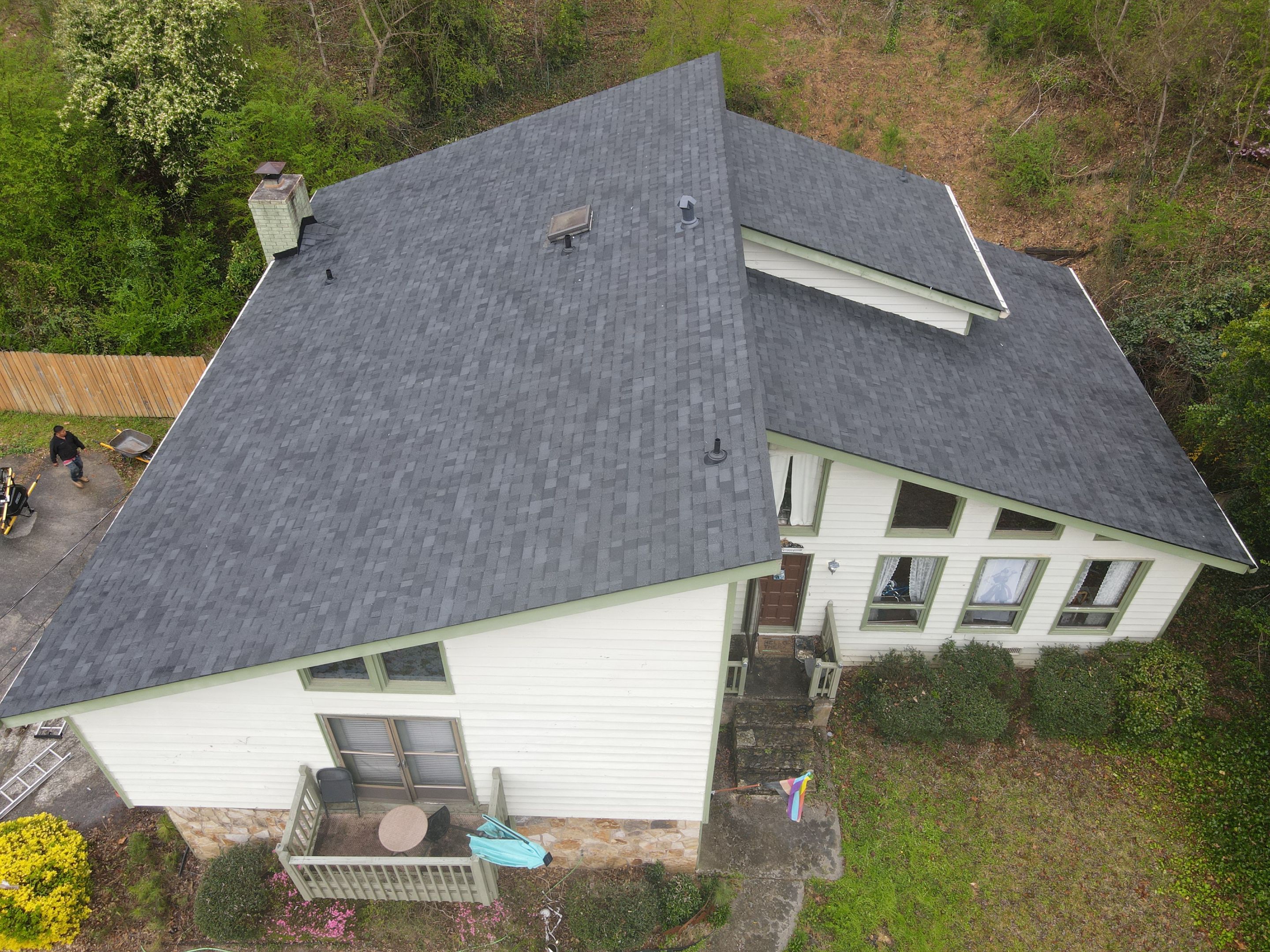 Oakridge TruDef Twilight Black Residential Roofing Installation by Inspector Roofing and Restoration