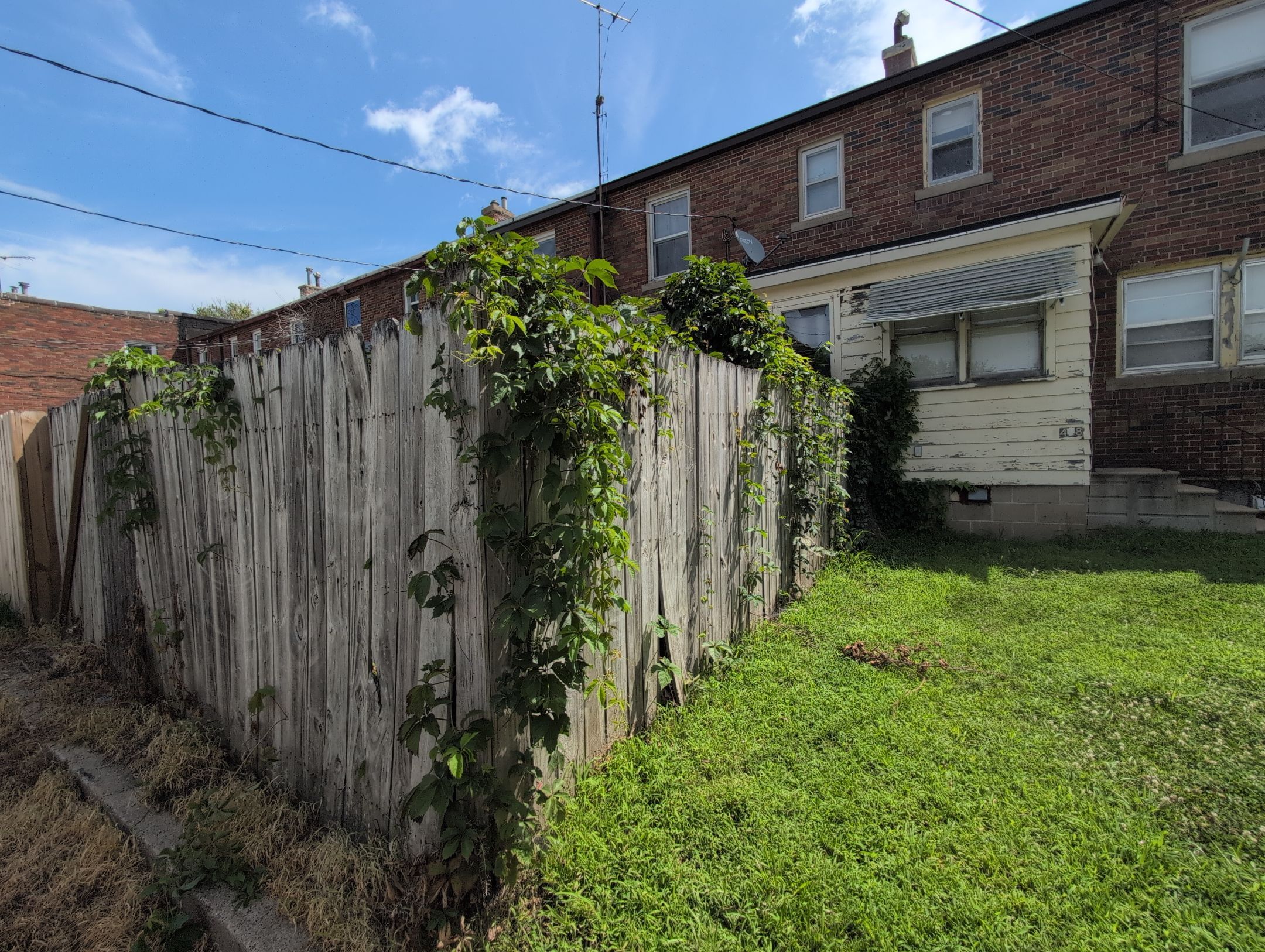 New Treated Wood Privacy Fence and Metal-Framed Gates by Perfect Picket Fence and Stain