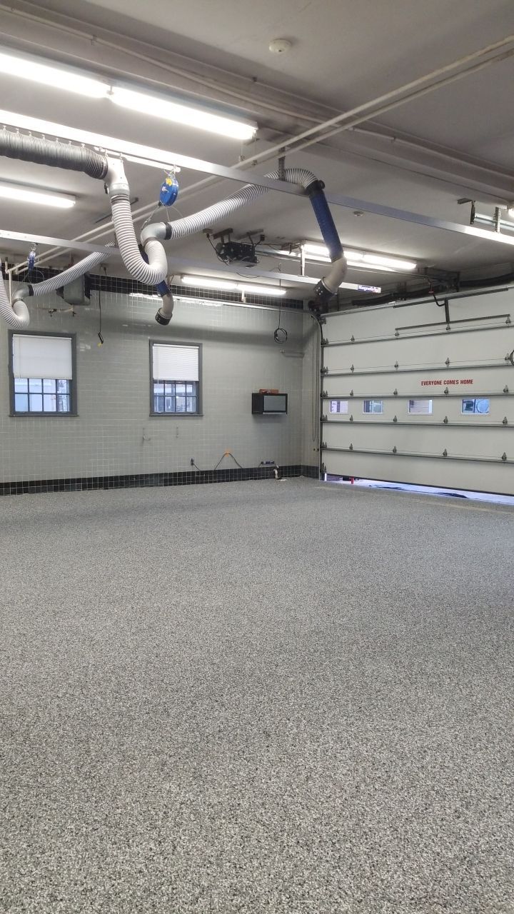 Dover Firehouse with their new Smoke Floor! by Spectrum Painting, LLC