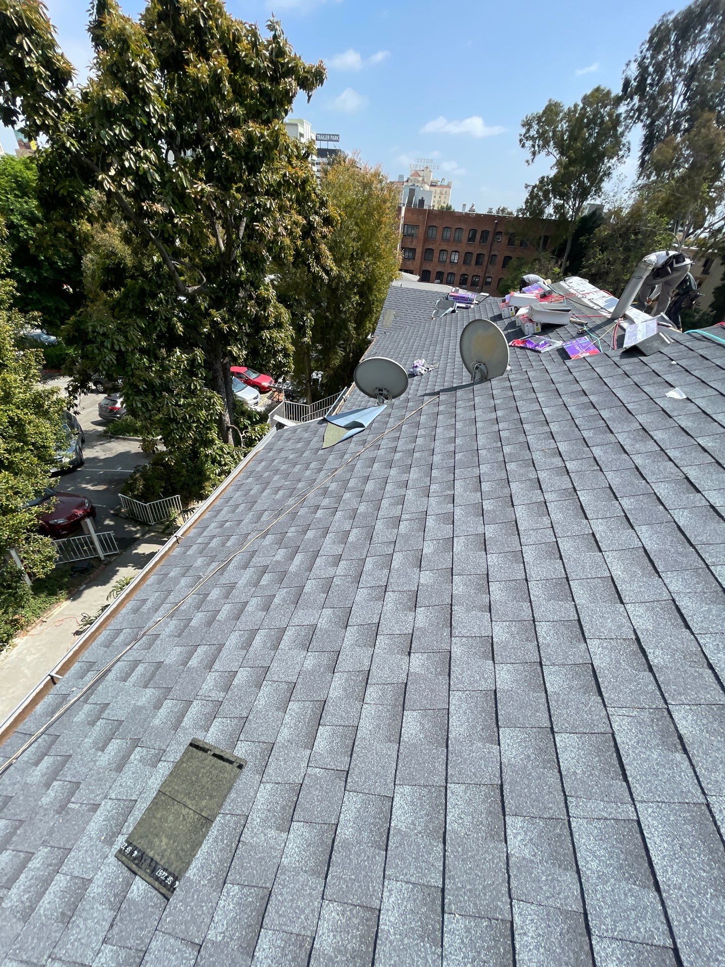 Roof Replacement at the Magic Castle Hotel- Los Angeles, CA 90028 by Epic Roof Replacement