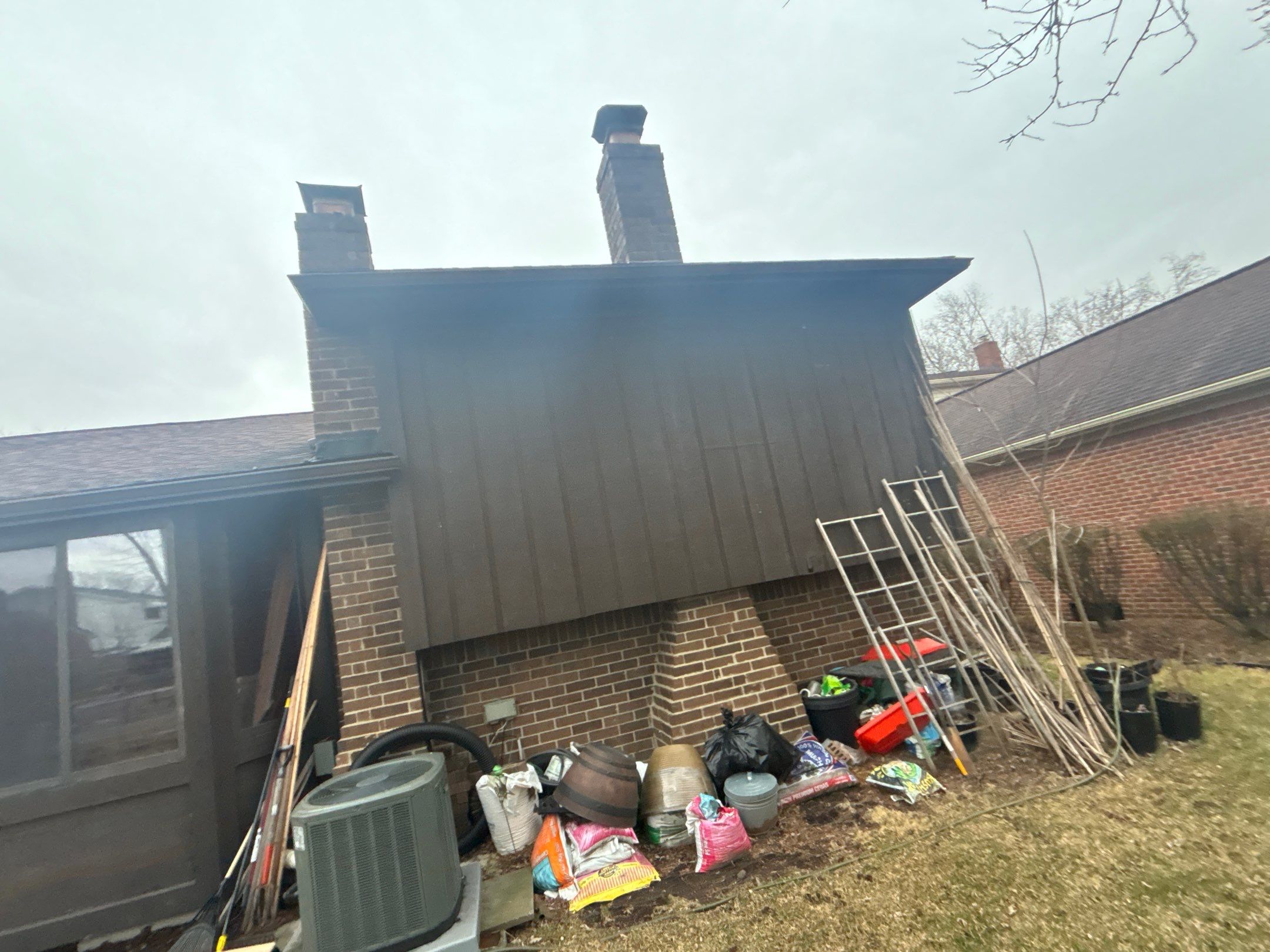 Siding Installation using Ascend 7" Composite Flagship Brown by 180 Contractors