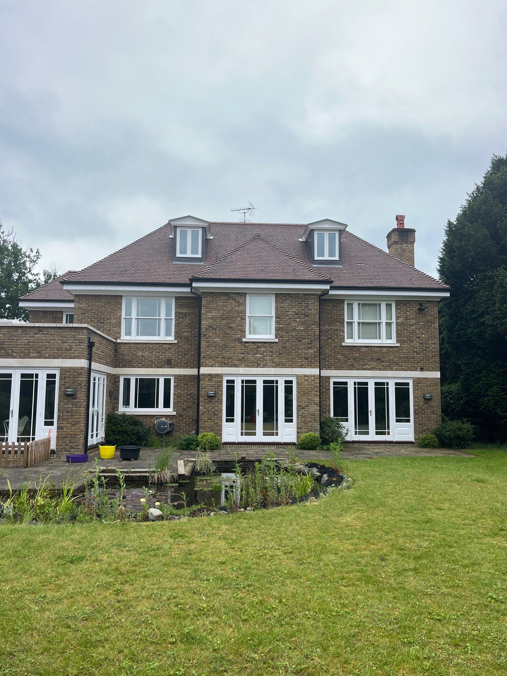 Roof Clean  - Moss Removal - Gutter Clean using Honda 15lpm Low Pressure Washing Machine by Ges Exterior Cleaning ltd