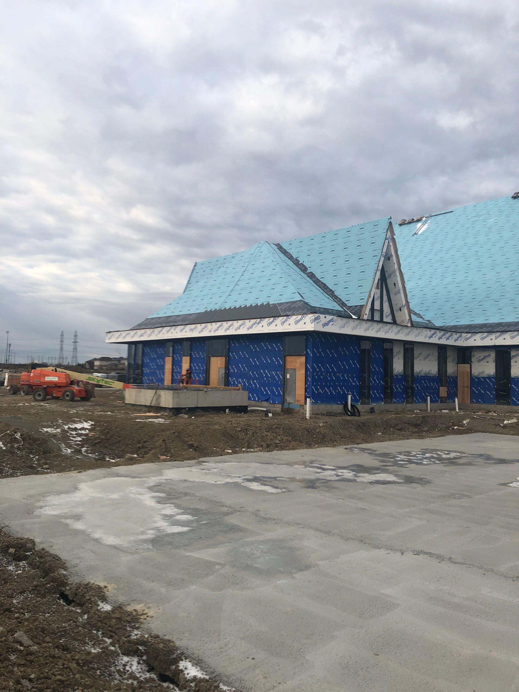 Commercial Roofing Installation using Diamond Tile Metal Shingles , Tpo Flat Roof by Jay Carter Roofing & Sheet Metal