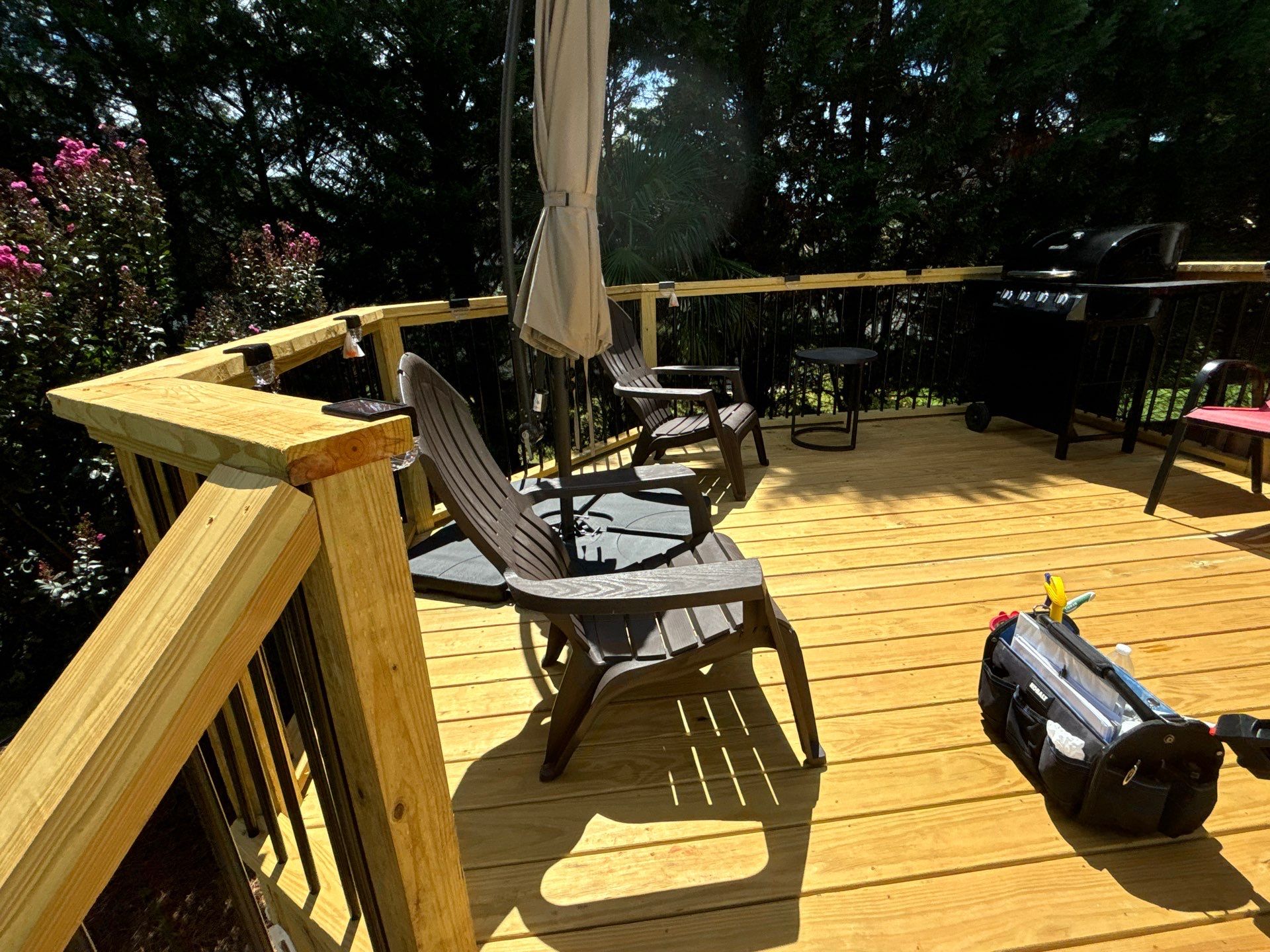 New and Weathered Deck using Wood Sealant by DuraSeal