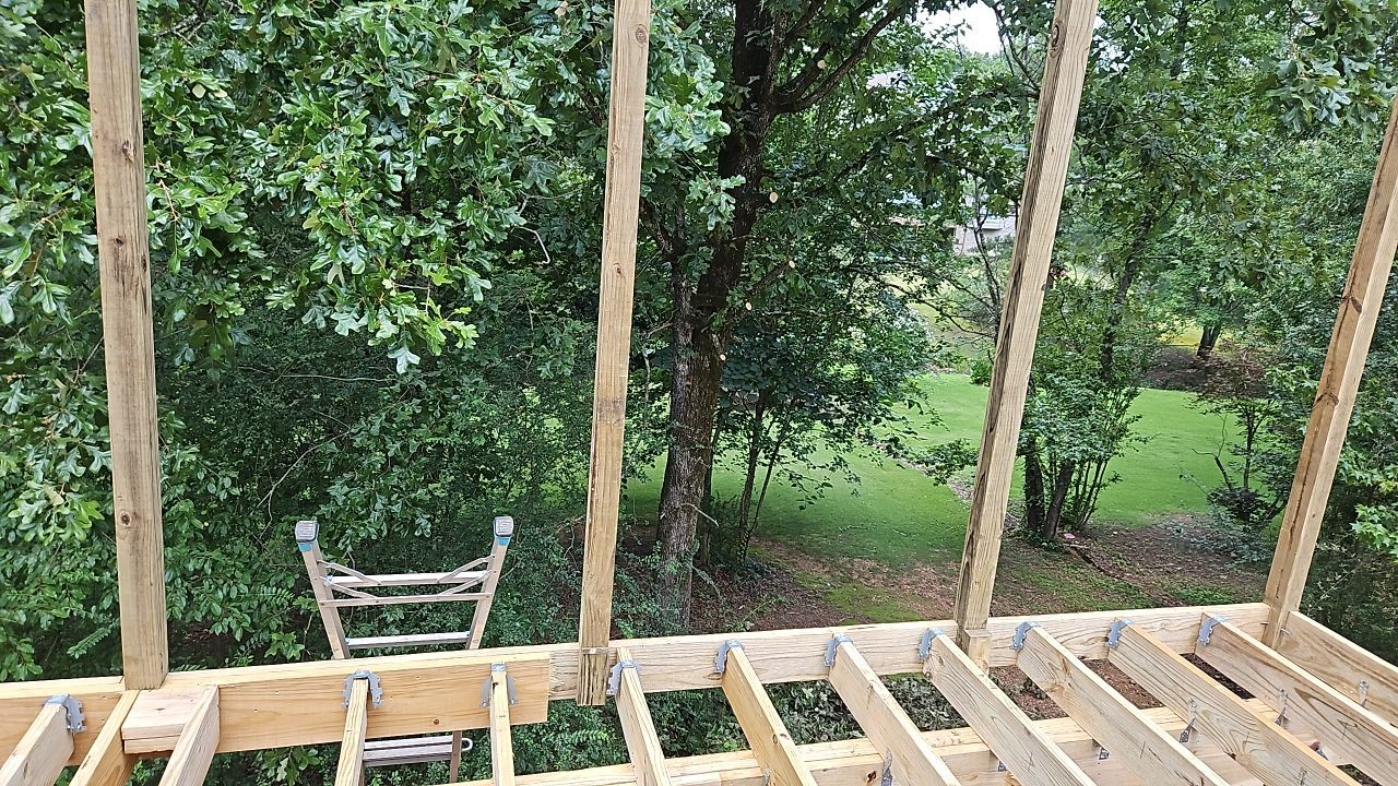 South Trace Lane - Deck Installation and Chimney Repair by Pillar and Pine