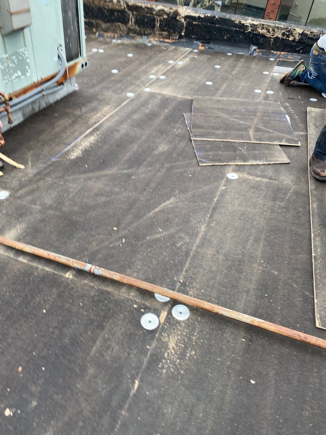 Commercial Roofing Installation using EPDM  by A Plus Exterior