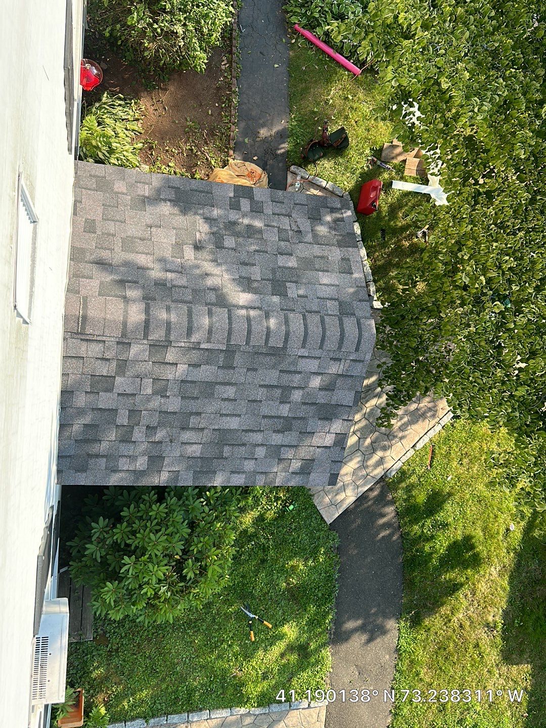 Commercial Roofing Installation using Owens Corning TruDefinition  Midnight Plum by A Plus Exterior