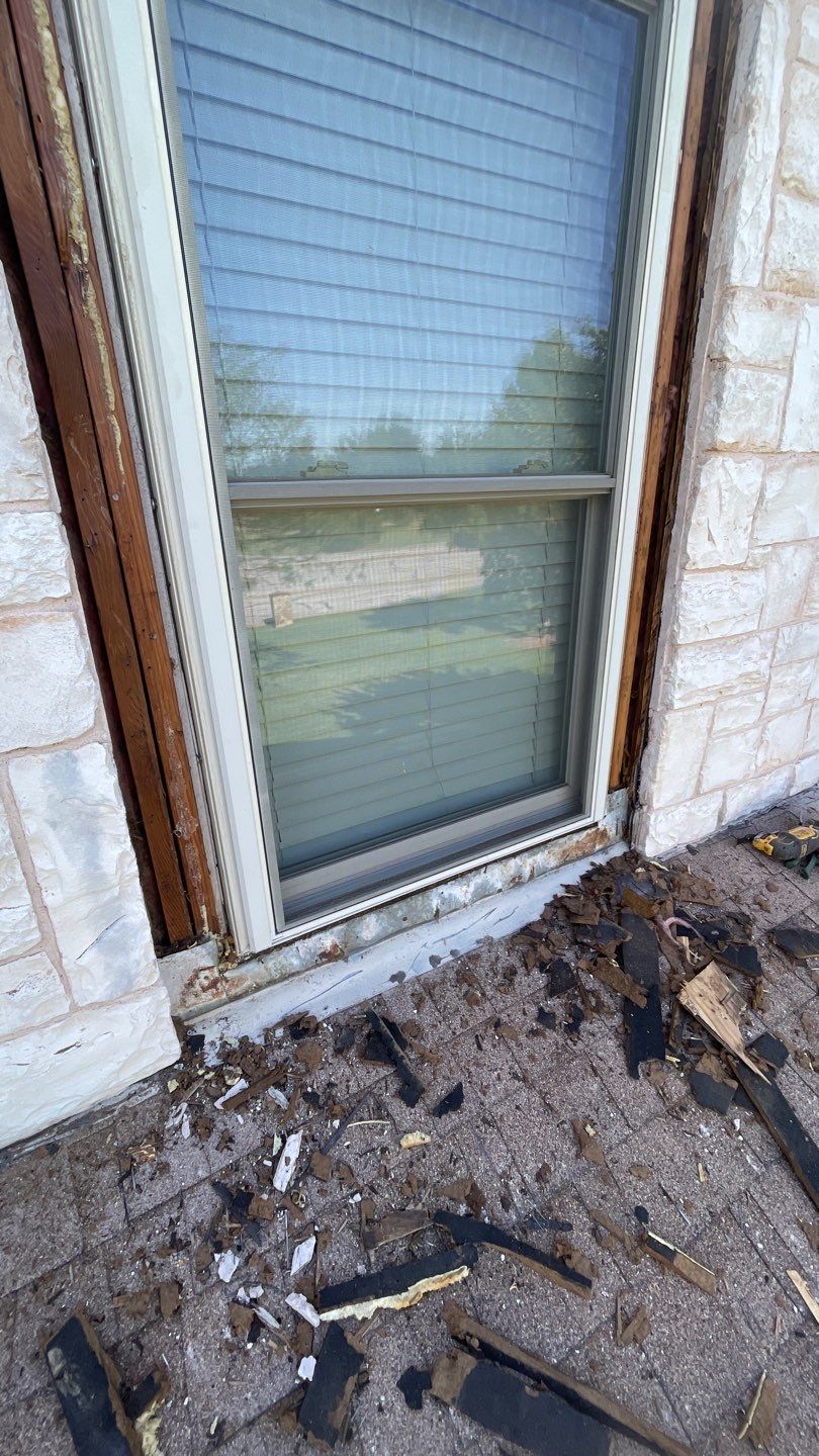 Leak Repair over Master Bedroom and Bathroom by Tex-Line Roofing