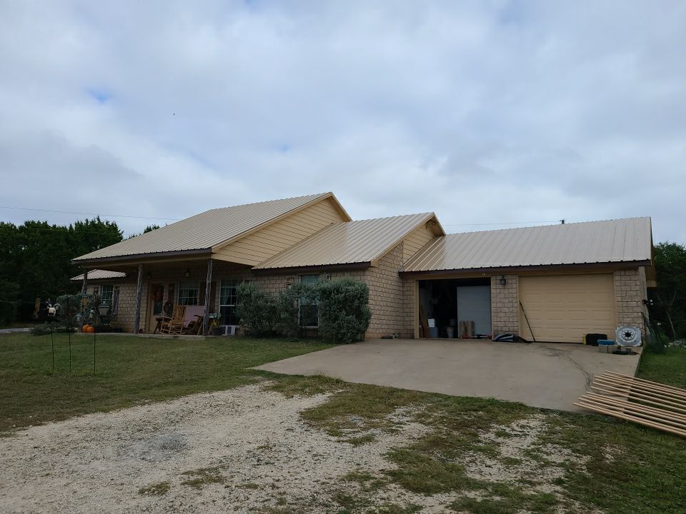 Residential Roofing Installation using PBR Metal Roof by Harvey Roofing & Construction