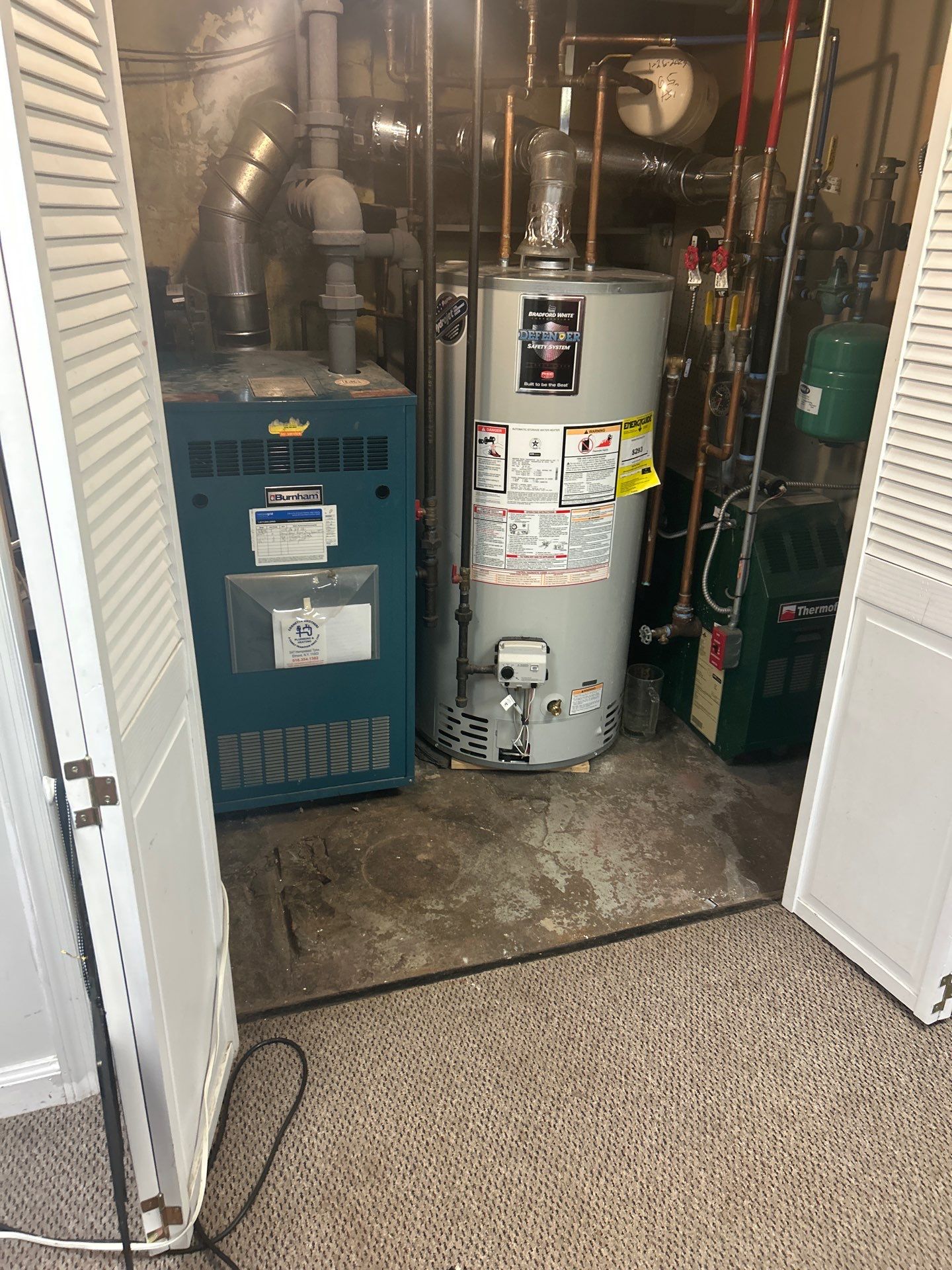 Water Damage Restoration and Finished Basement Flooring in Garden City by EMS Restoration Corp