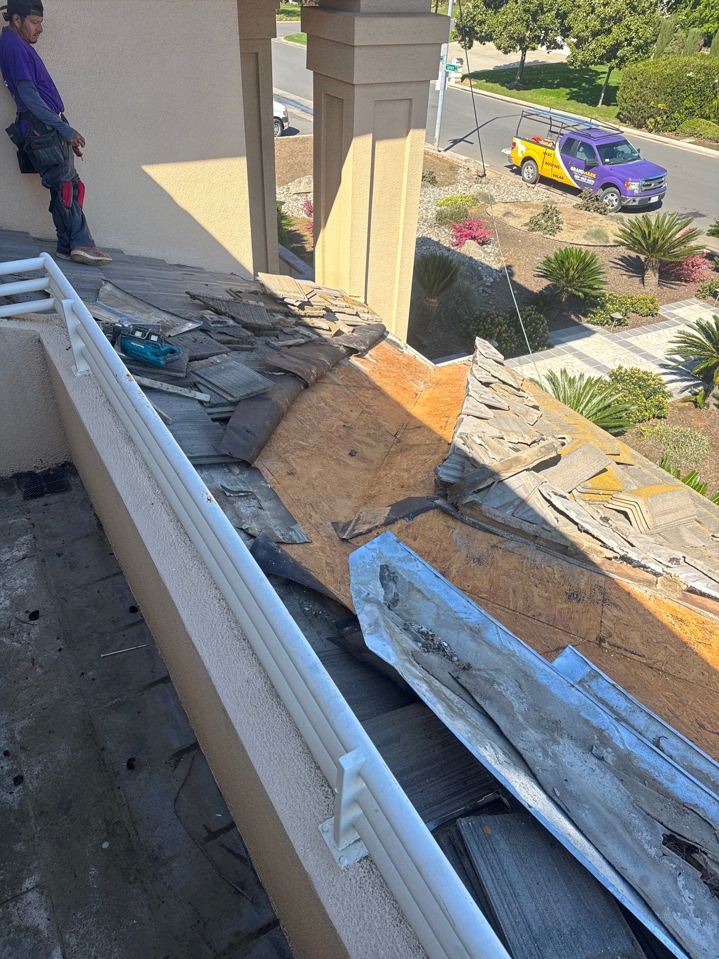 Solar Roof Leak Repair  by Grandmark Service Company