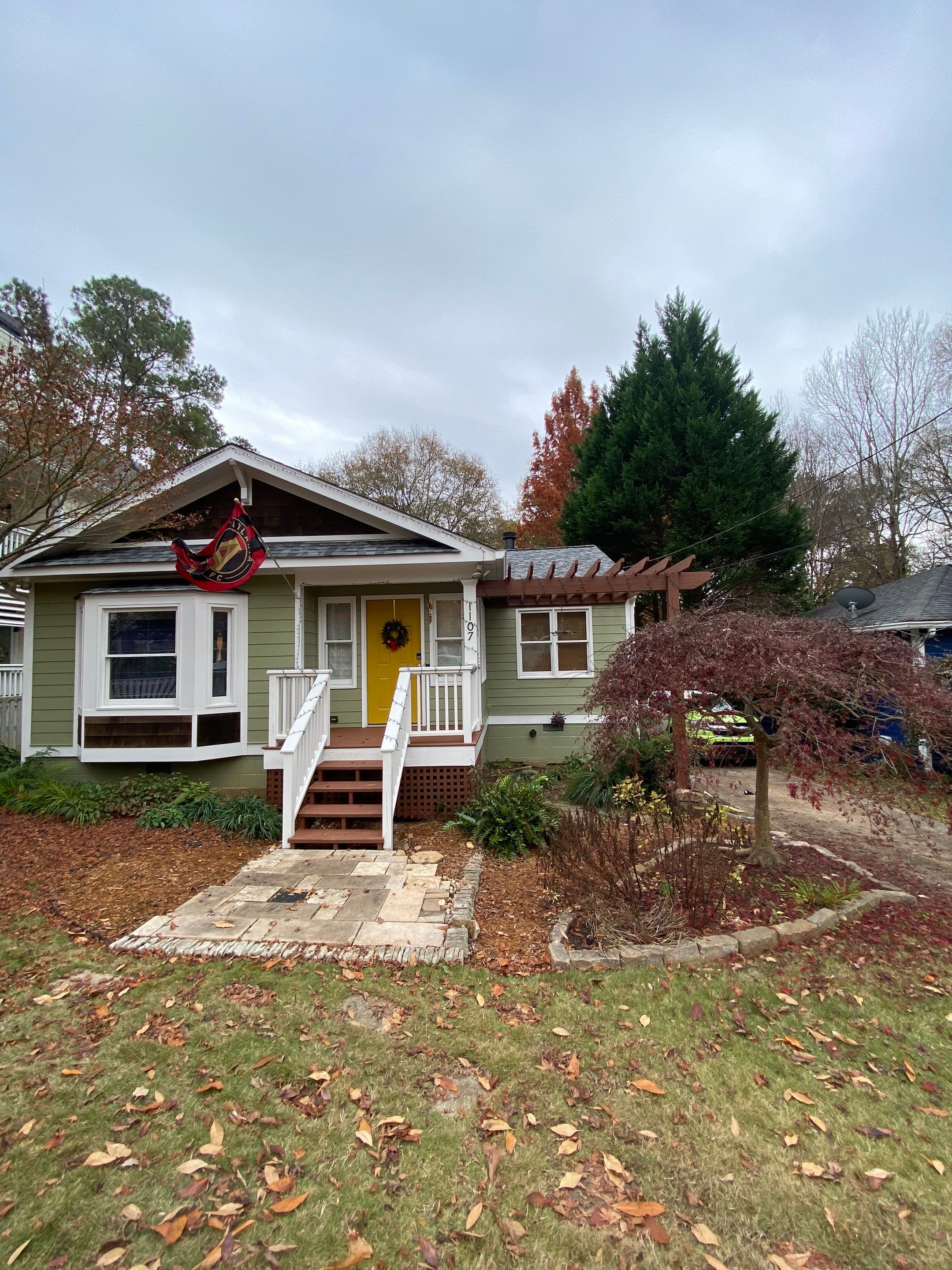 Multi-Level Wood Deck Restoration and Staining in Atlanta by Swift Home Renovations