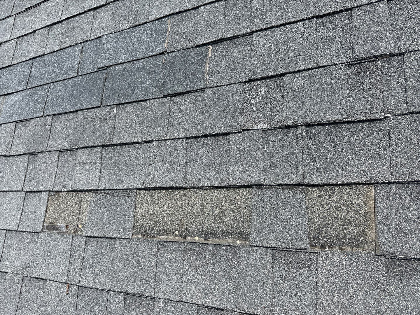 Hail Damage using Owen's Corning Duration (Lifetime) Shingles by Roof Repair Company