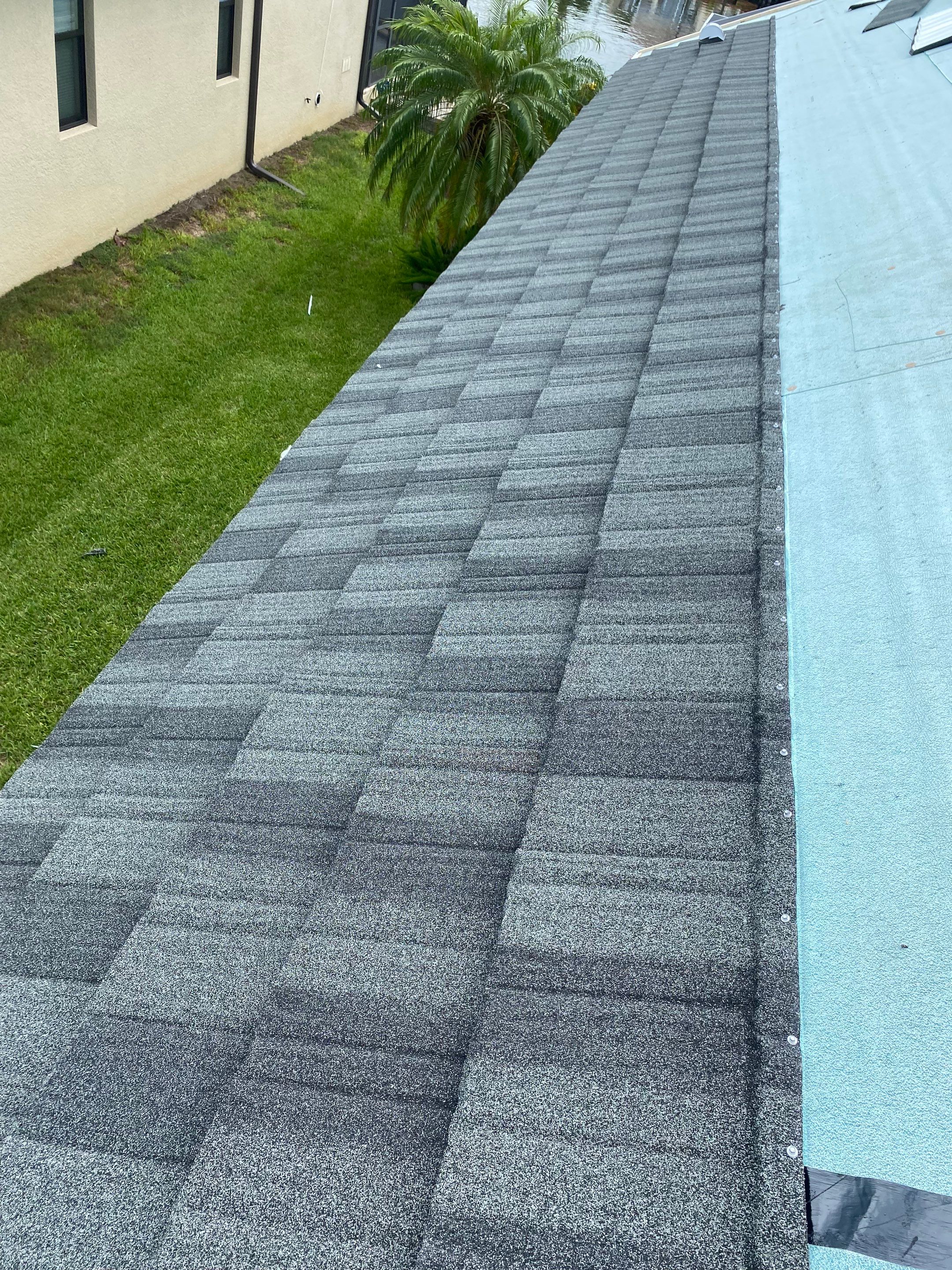 SW Cape Coral Stone Coated Steel Roof Installation by Four Peaks Roofing