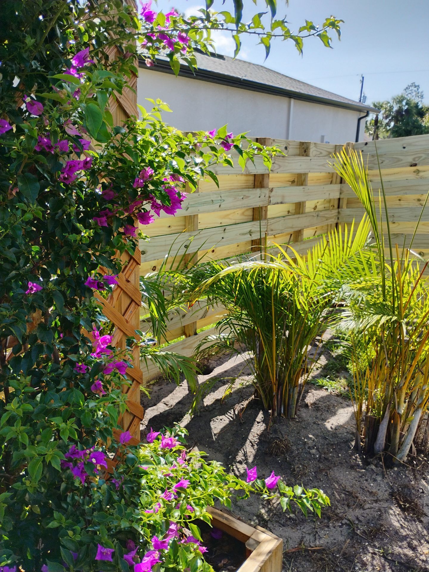 Horizontal Shadowbox Wood in North Port by True Fence LLC