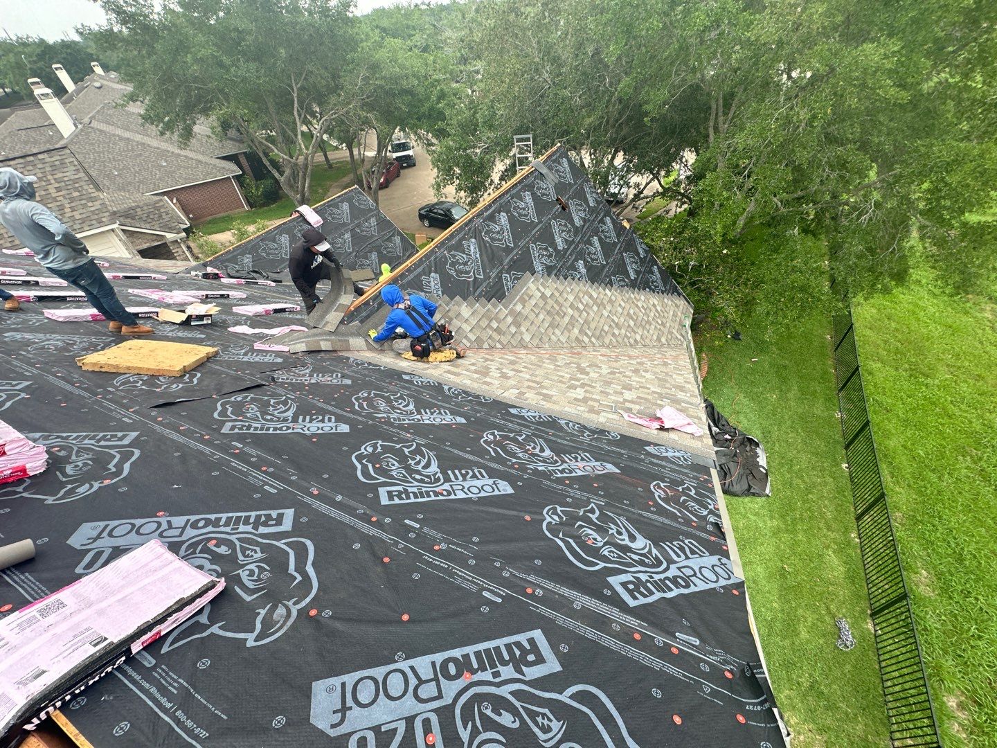 Residential Roofing Installation using Owen's Corning Duration (Lifetime) Shingles by Roof Repair Company