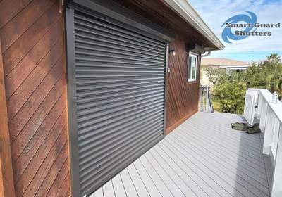 Rolling Shutters in Bronze