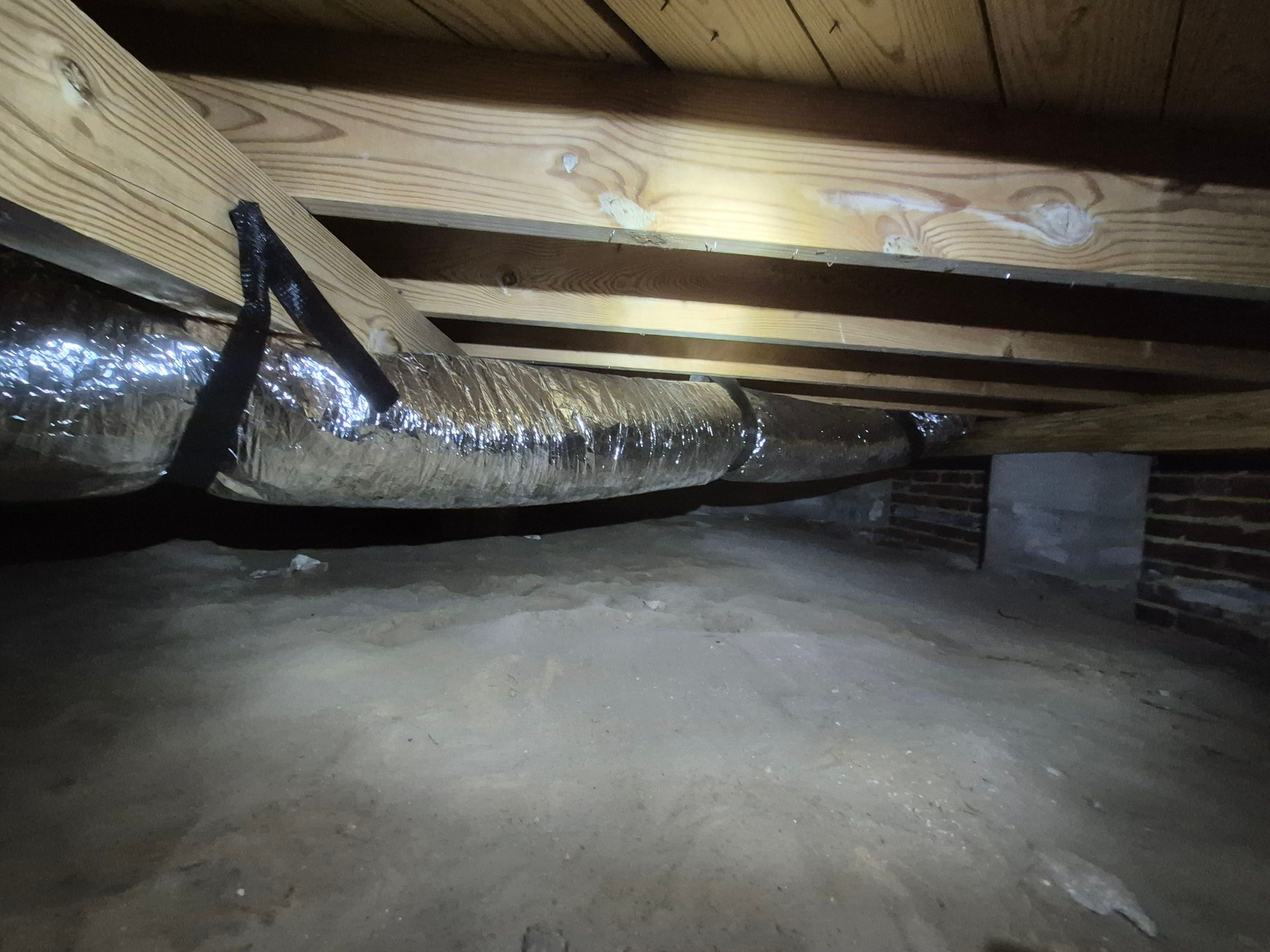 Project in Chesapeake by Patriot Crawl Space Repairs