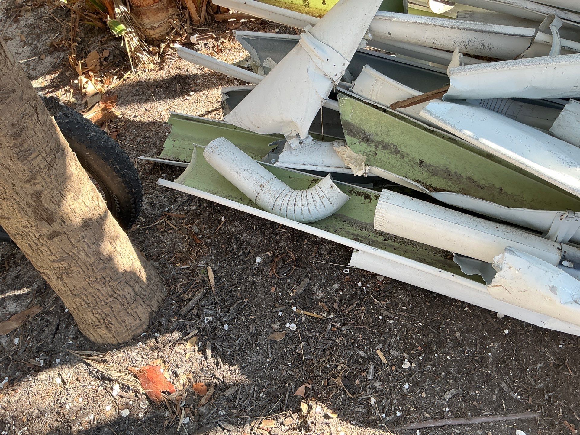 All New 1/2 Round Gutters in Nokomis FL by Gutter Professors